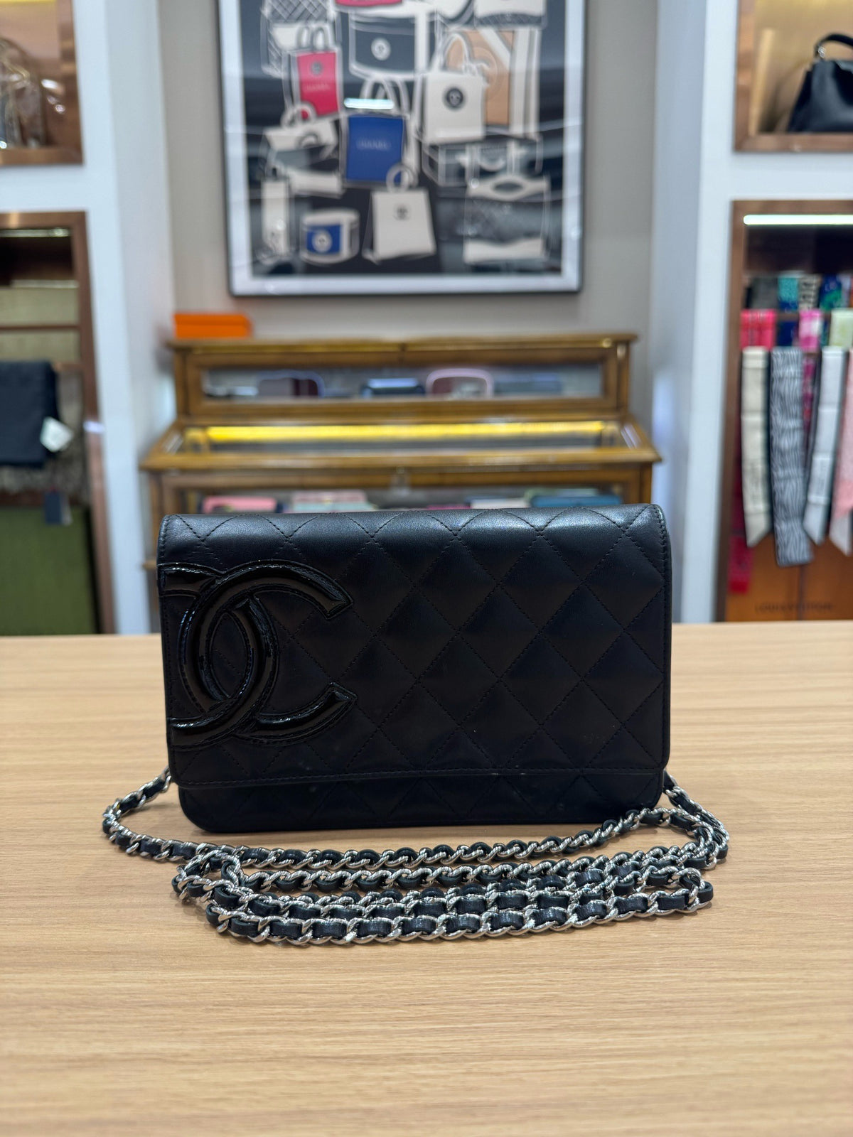Chanel - Cambon WOC - Leather - Black - (small)