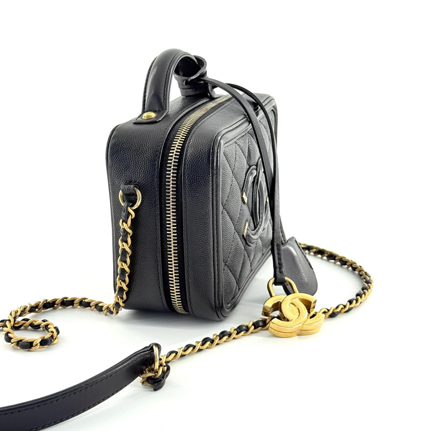 Chanel Camera Bag Leather Black - view 15