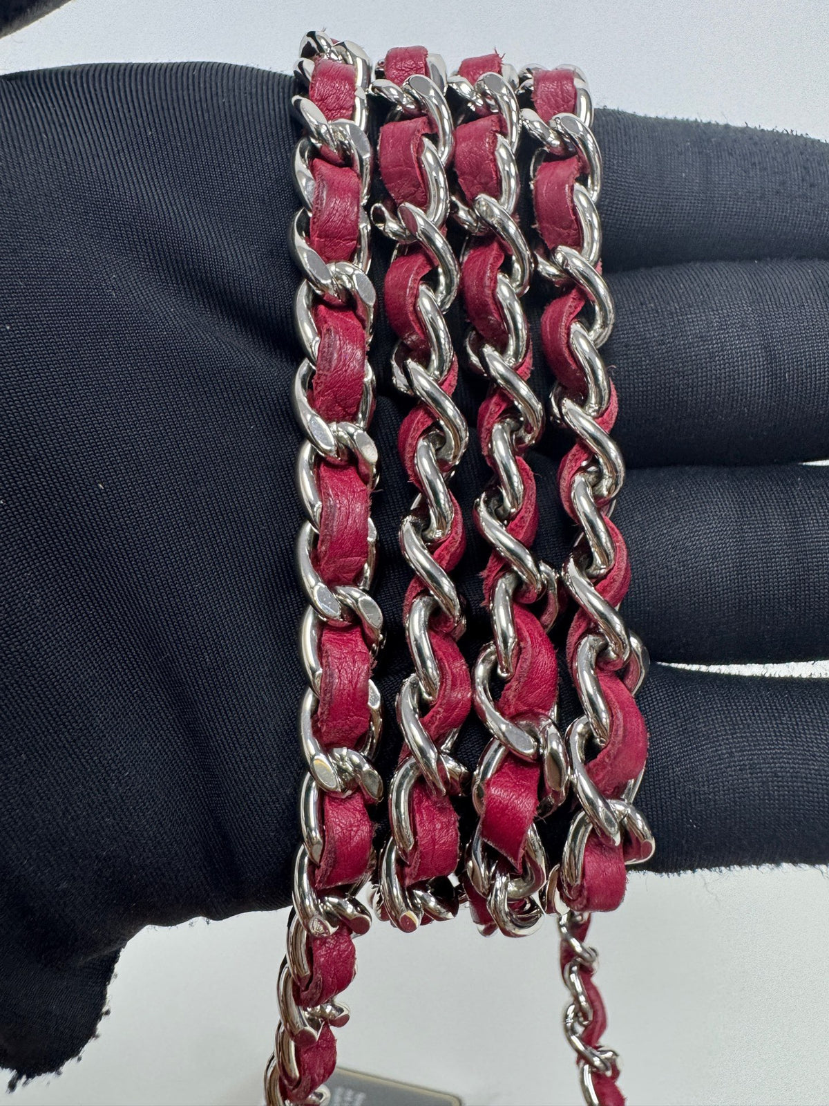 Chanel - CF - Leather - Red - (medium)