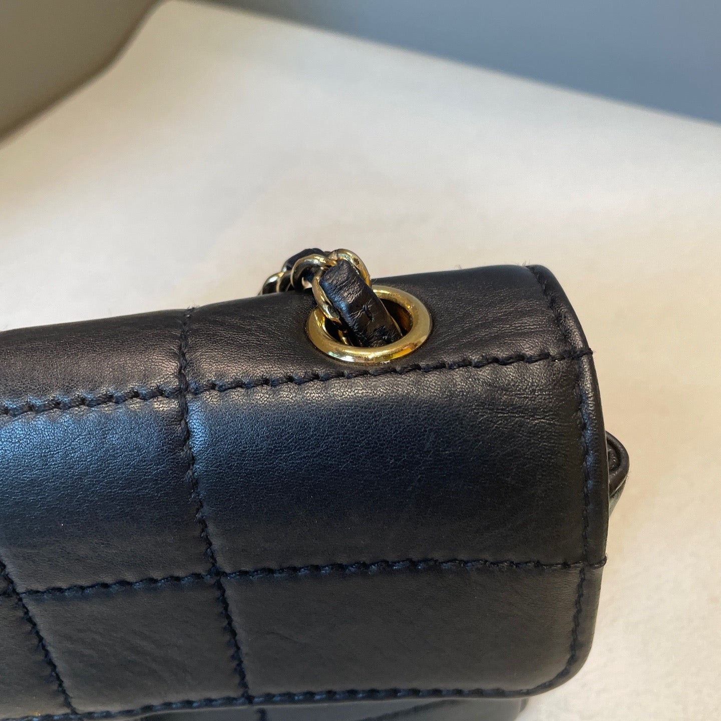 Chanel - Chocolate Bar - Leather - Black - (small)
