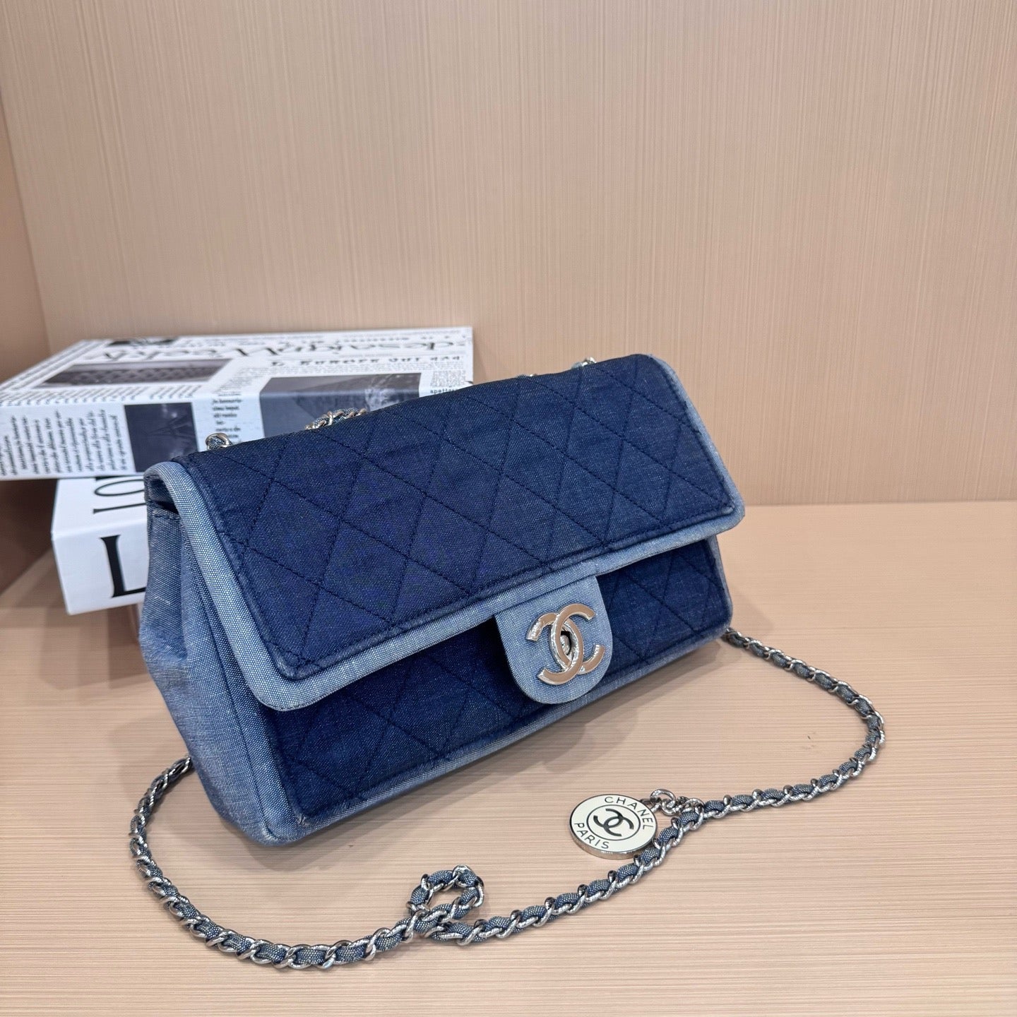 Chanel - Classic Flap - Denim - Blue - (small)