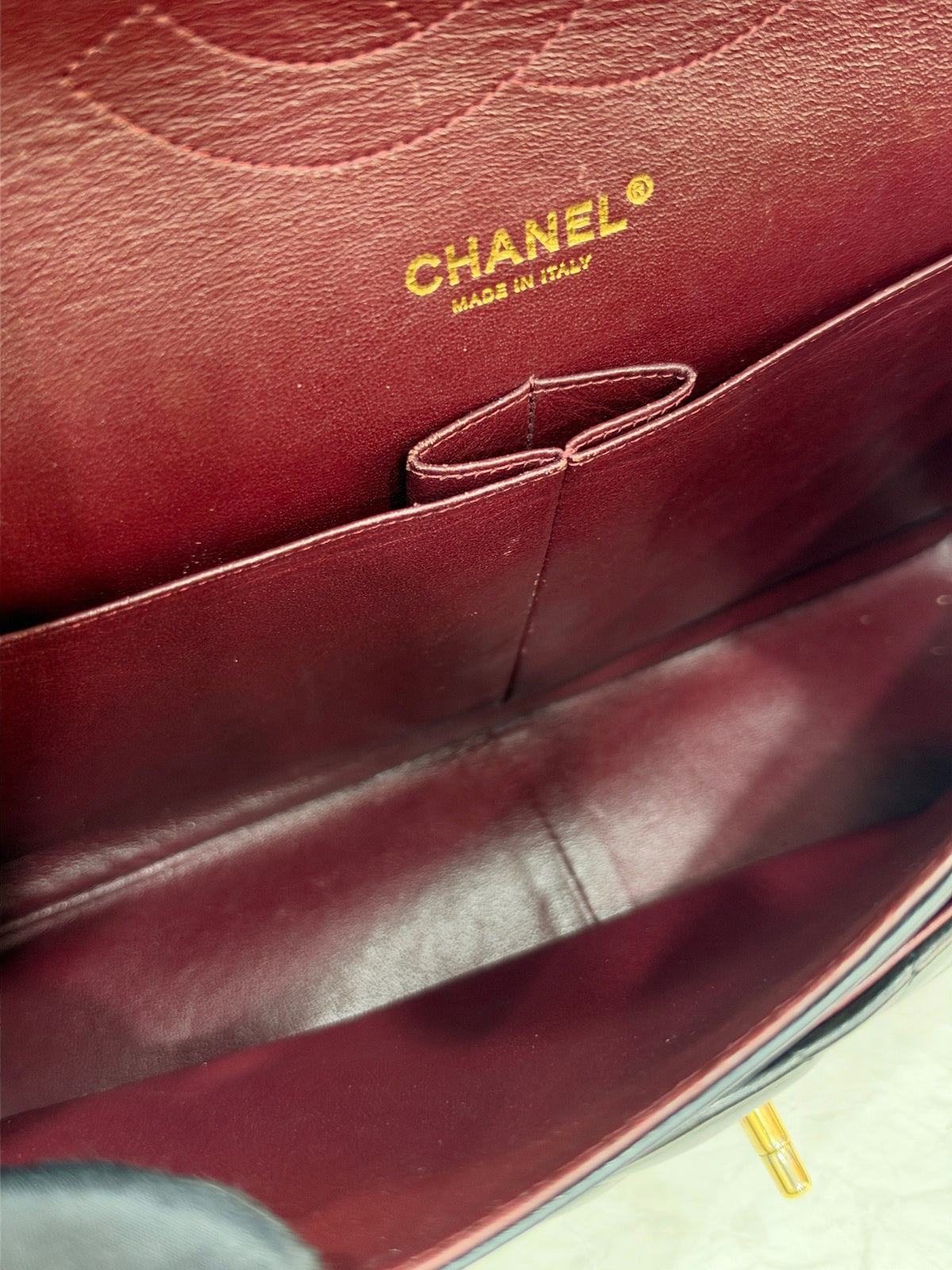 Chanel - Classic Flap Jumbo - Leather - Black - (large)