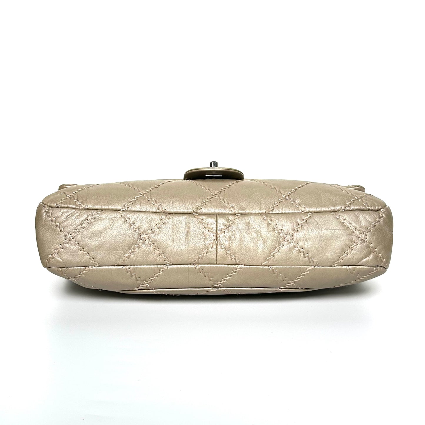 Chanel - Classic Flap - Leather - Beige - (mini)
