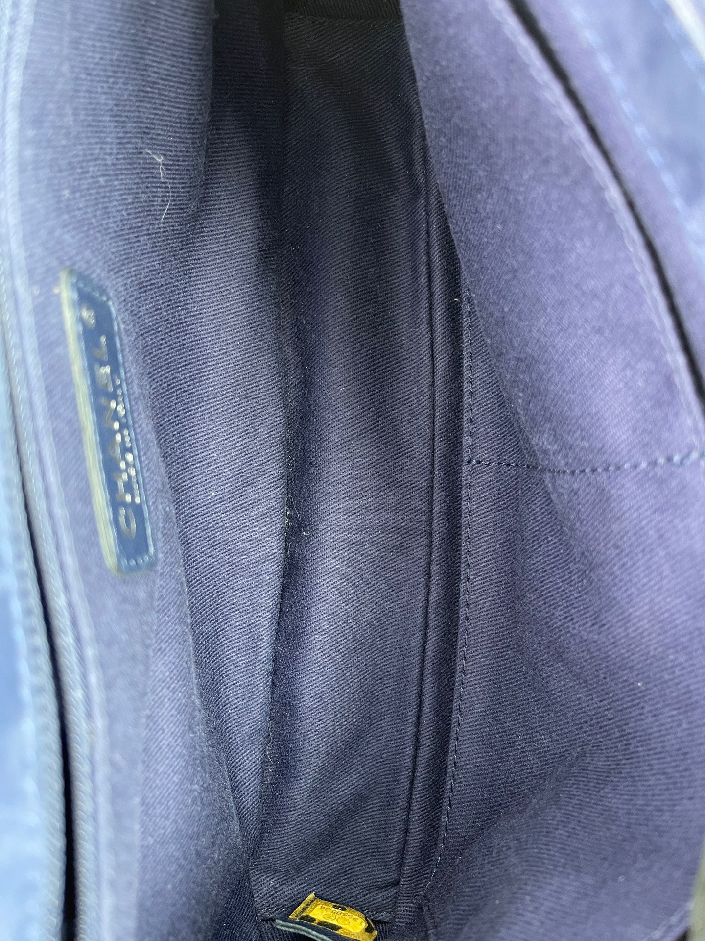 Chanel - Classic Flap - Leather - Blue - (small)