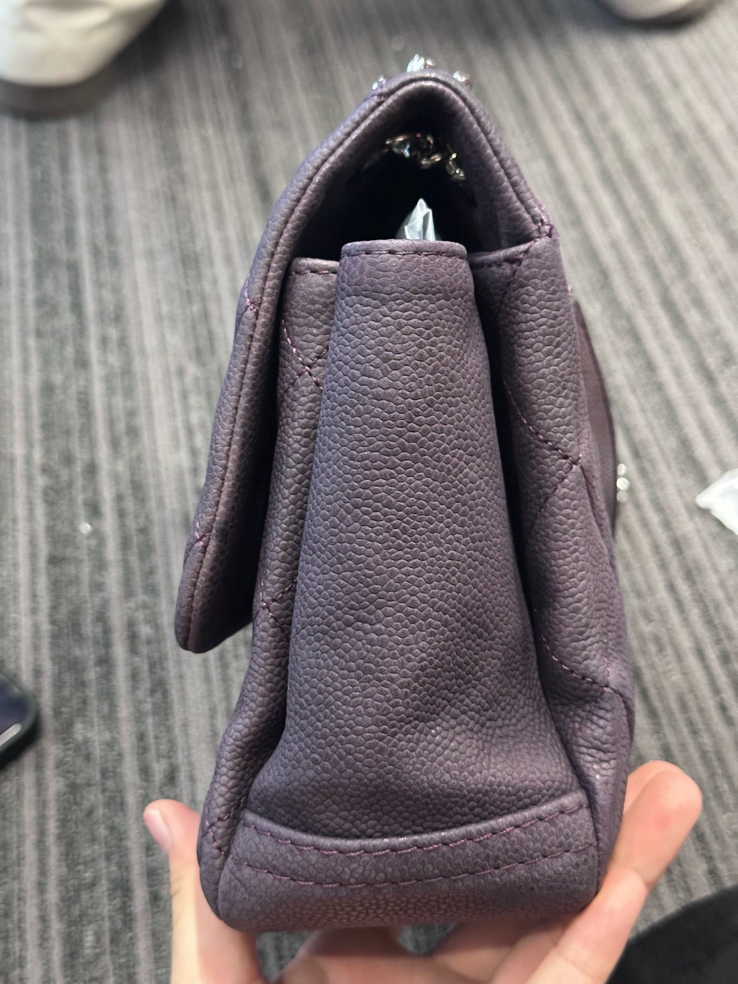 Chanel - Classic Flap - Leather - Purple - (Other)
