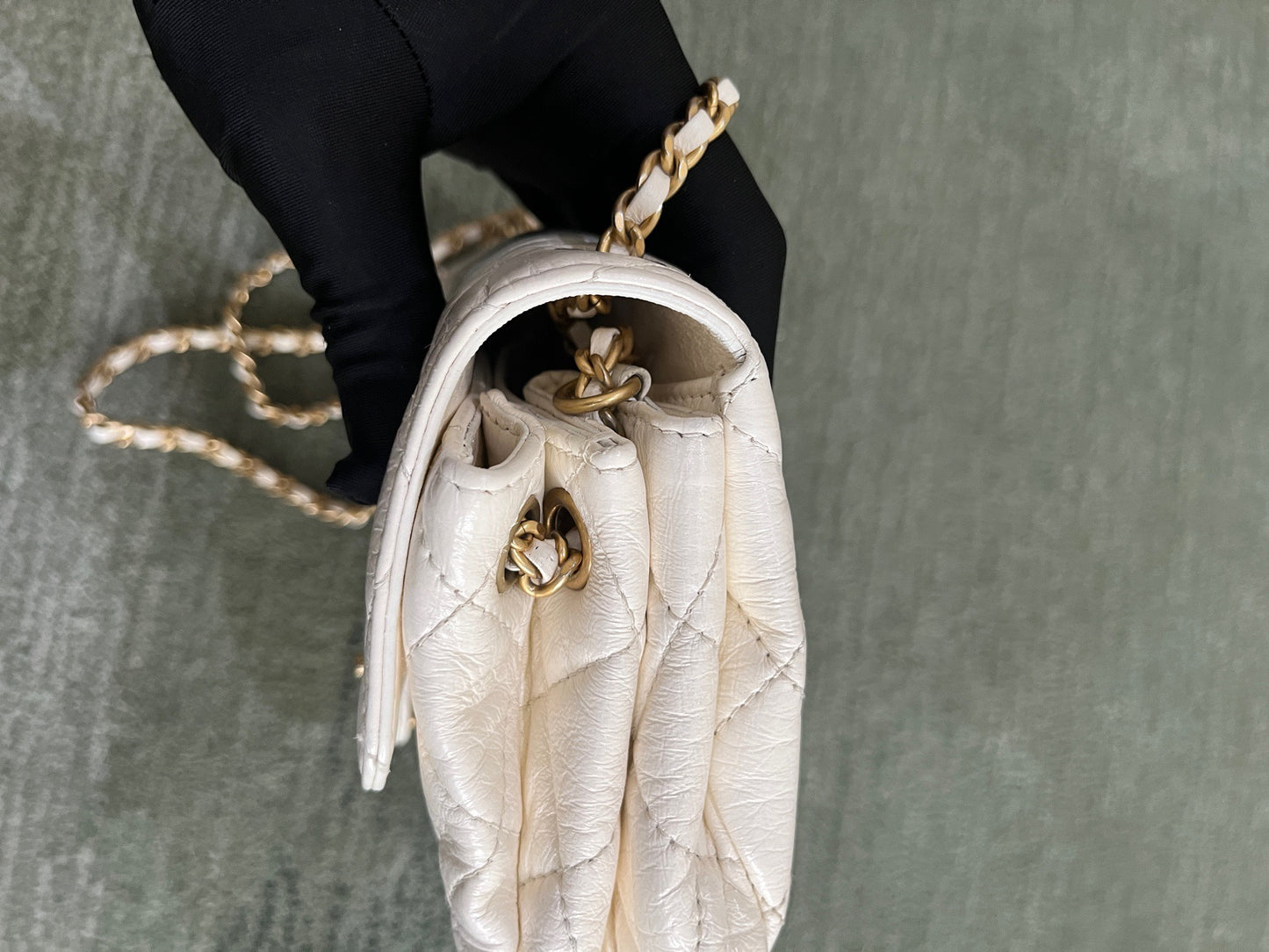 Chanel - Classic Flap - Leather - White - (mini)
