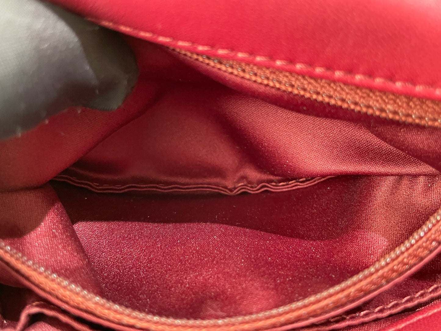 Chanel - Classic Mini Flap - Lambskin leather - Burgundy - (mini)