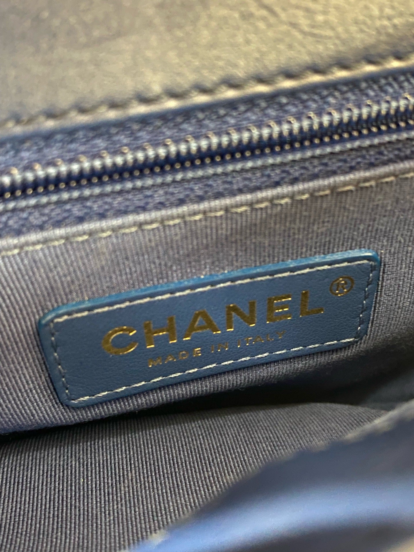 Chanel - Coco Handle - Leather - Navy - (mini)