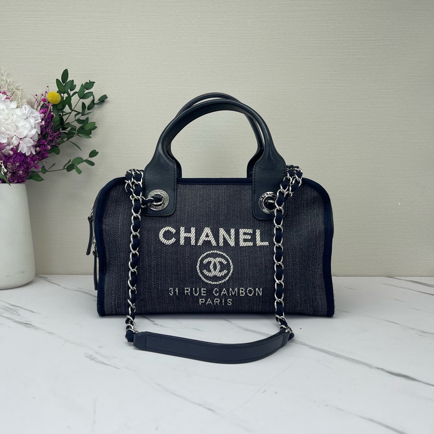 Chanel - Deauville - Cloth - Blue - (medium)