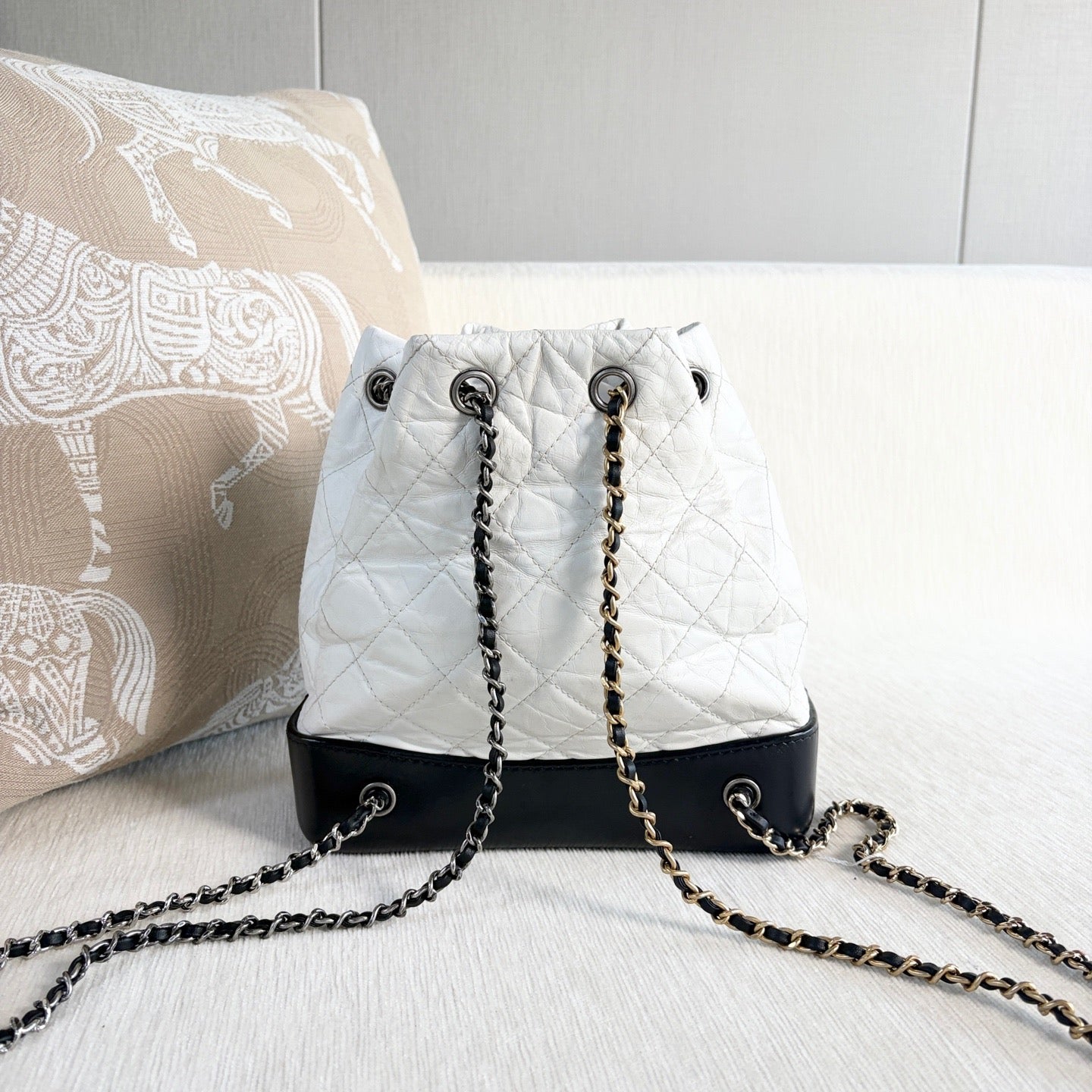 Chanel - Gabrielle Backpack - Leather - Multicolour - (Small)