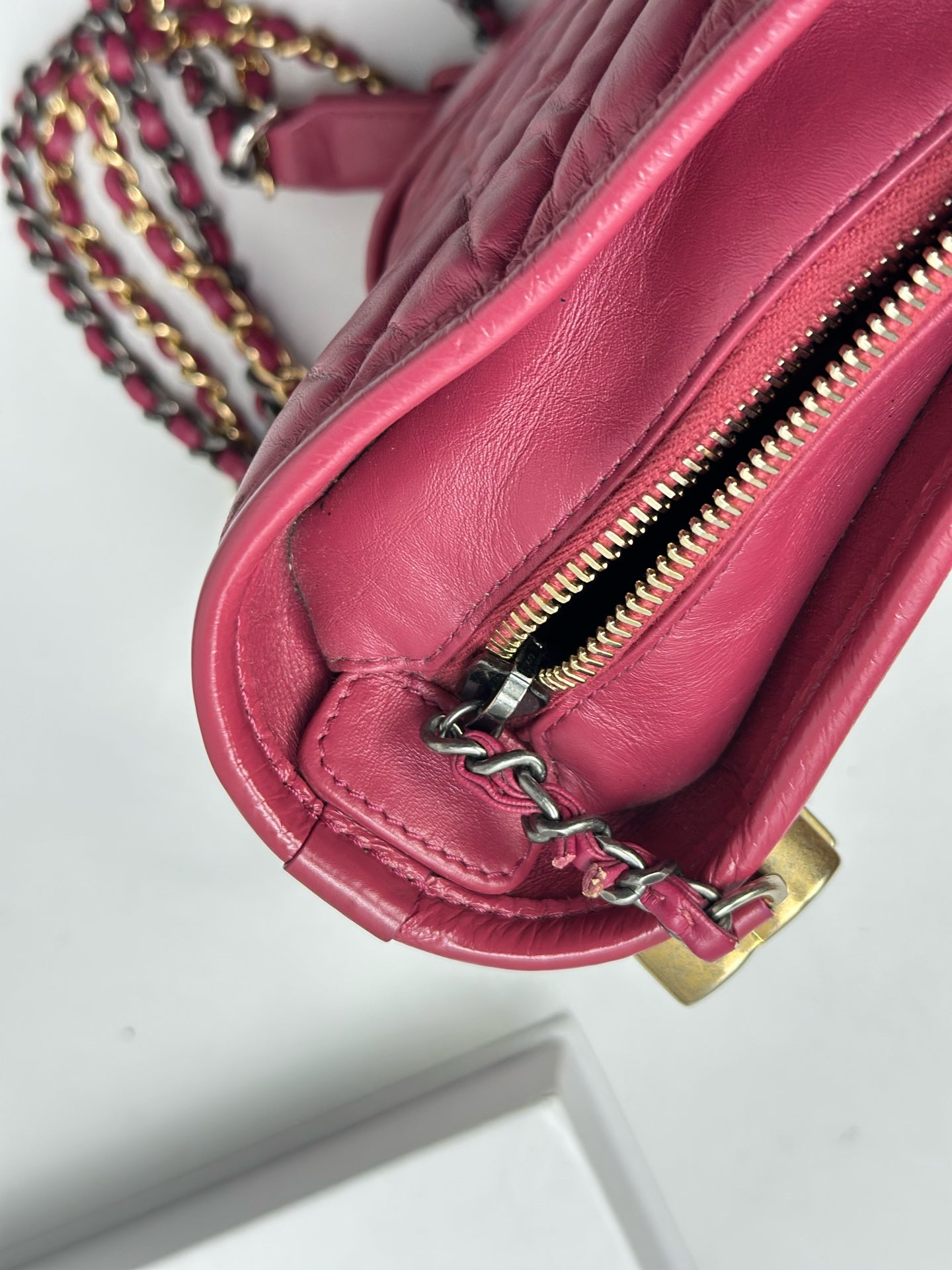Chanel - Gabrielle Hobo Bag - Leather - Pink - (small)