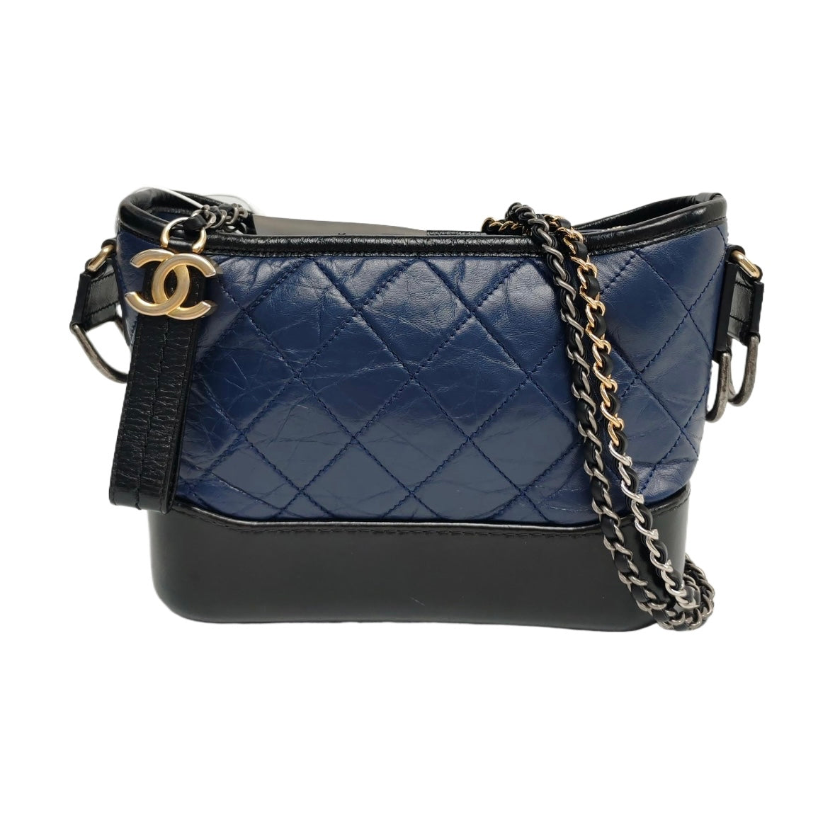 Chanel - Gabrielle Hobo - Leather - Blue - (mini)