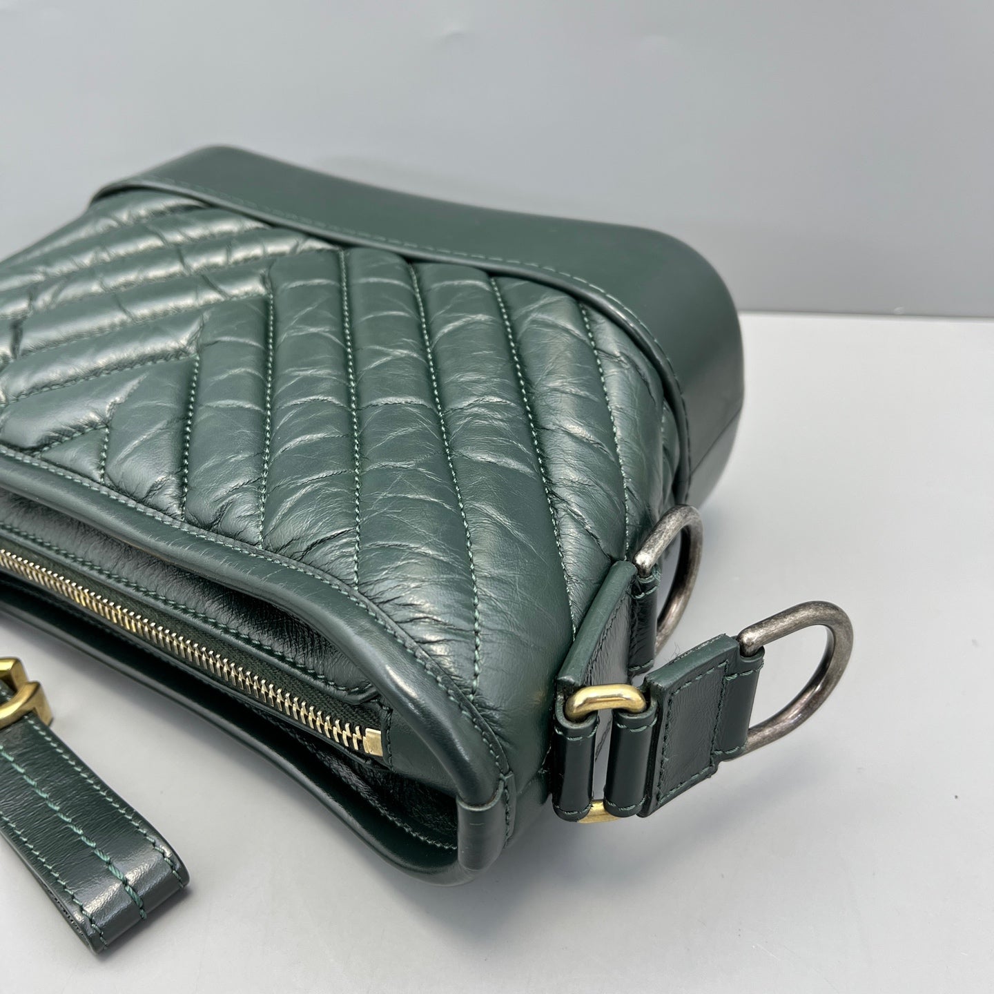 Chanel - Gabrielle Hobo - Leather - Green - (small)