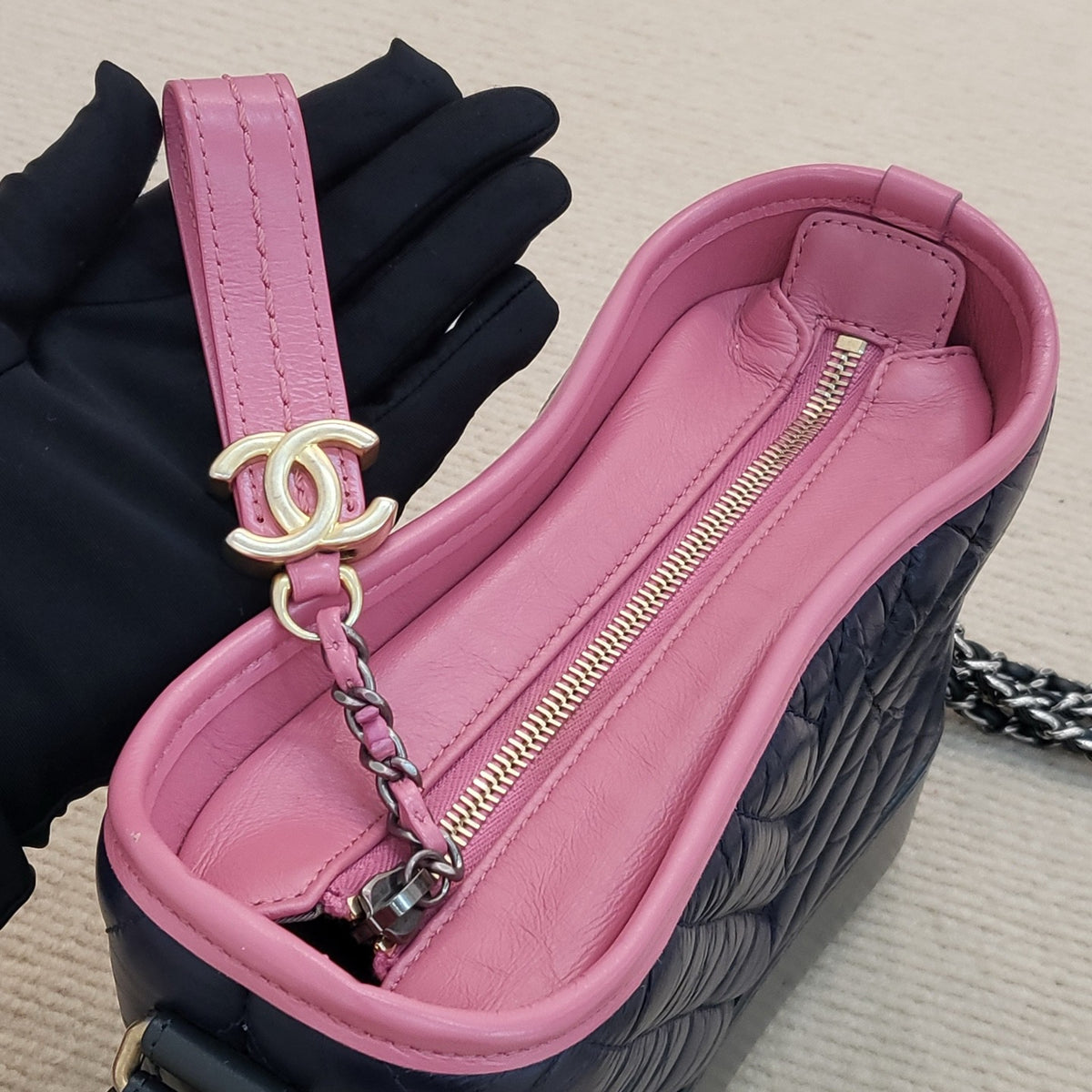 Chanel - Gabrielle Hobo Small - Leather - Multicolour - (small)