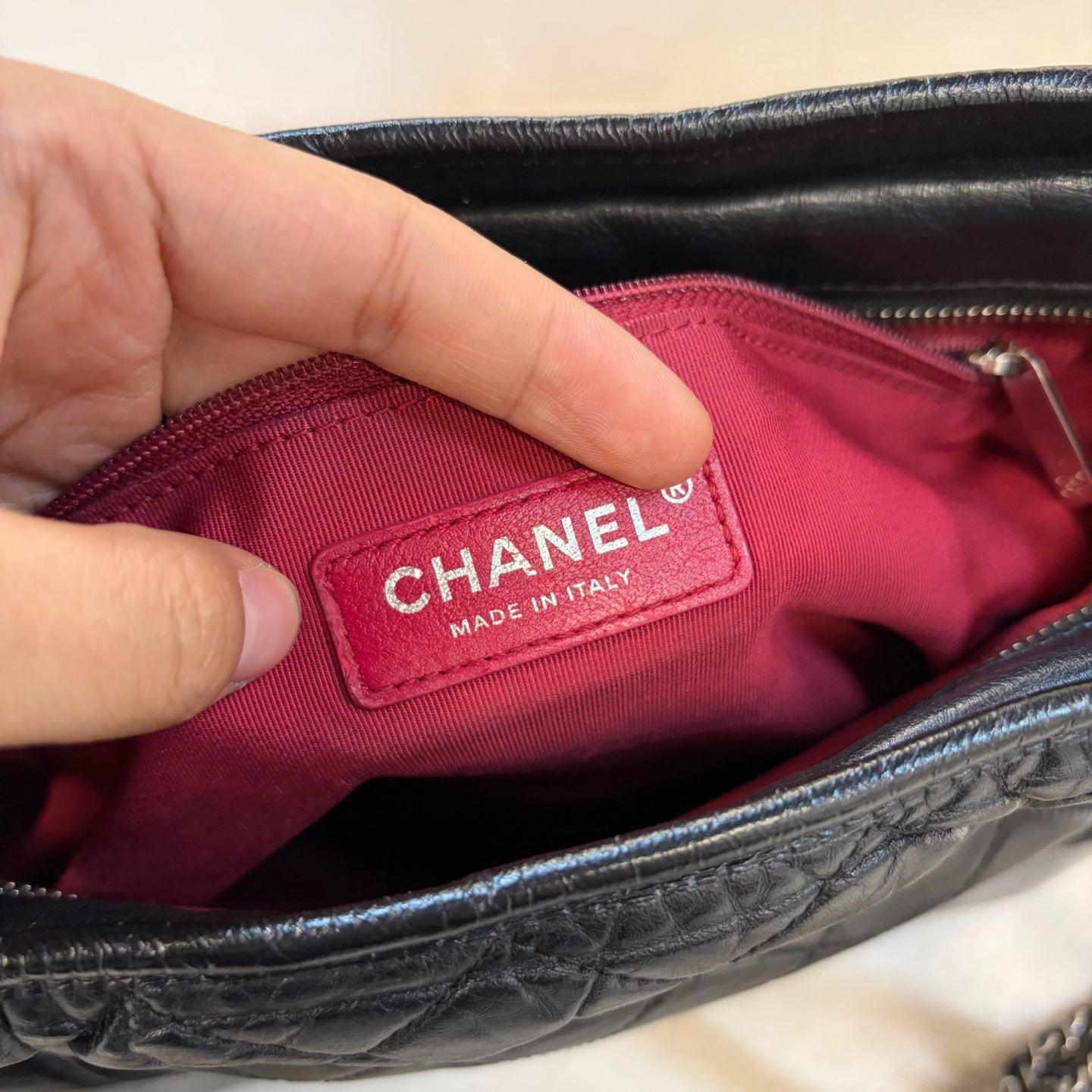 Chanel - Gabrielle - Leather - Black - (medium)