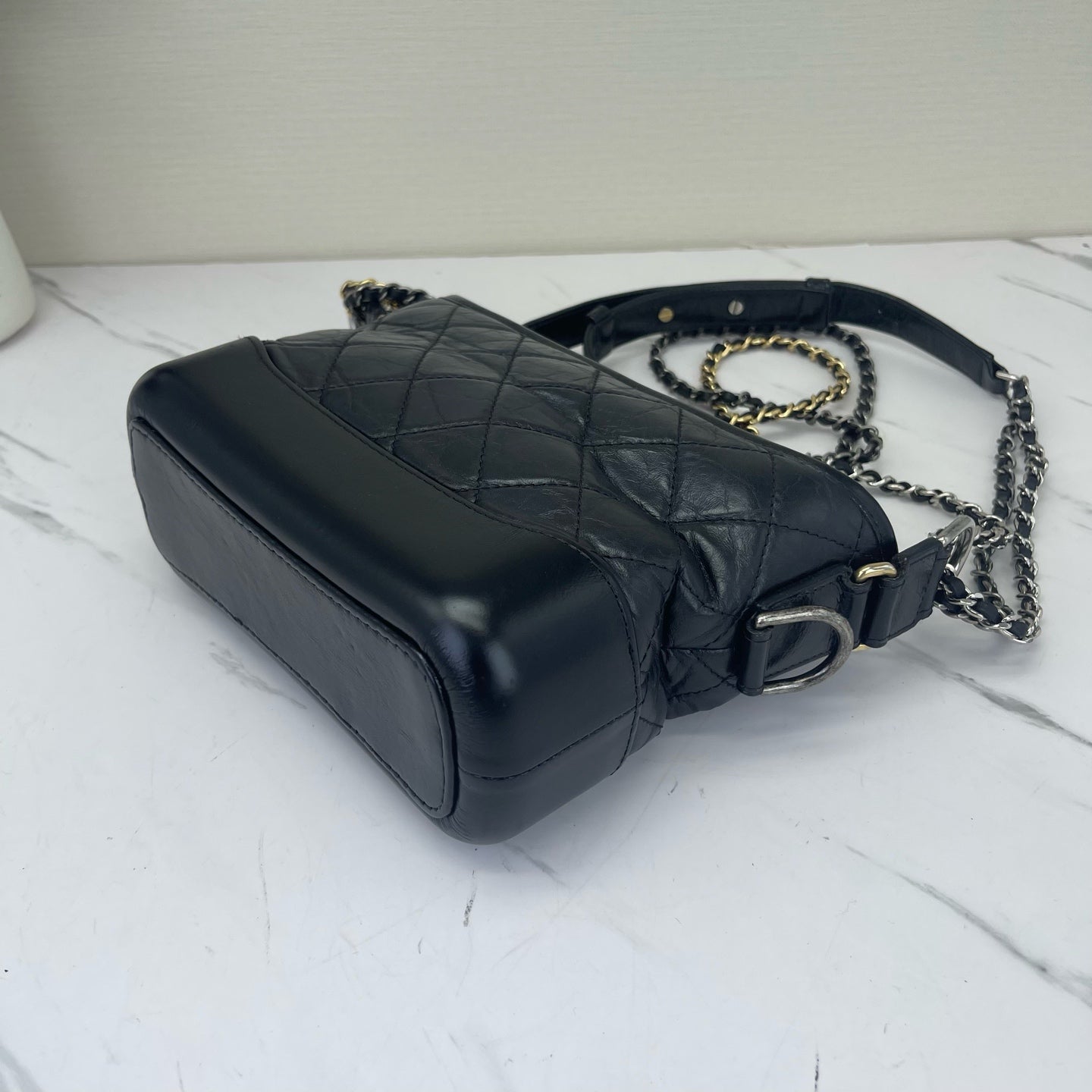 Chanel - Gabrielle - Leather - Black - (small)
