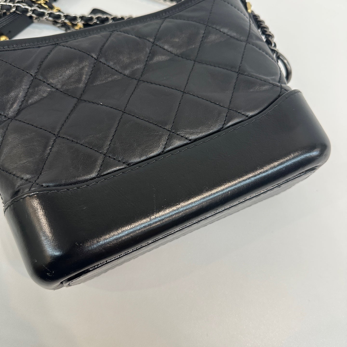 Chanel - Gabrielle - Leather - Black - (small)