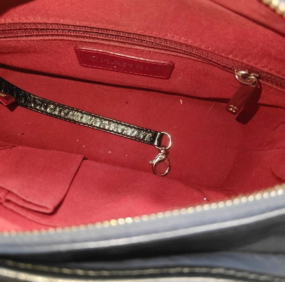 Chanel - Gabrielle - Leather - Blue - (small)