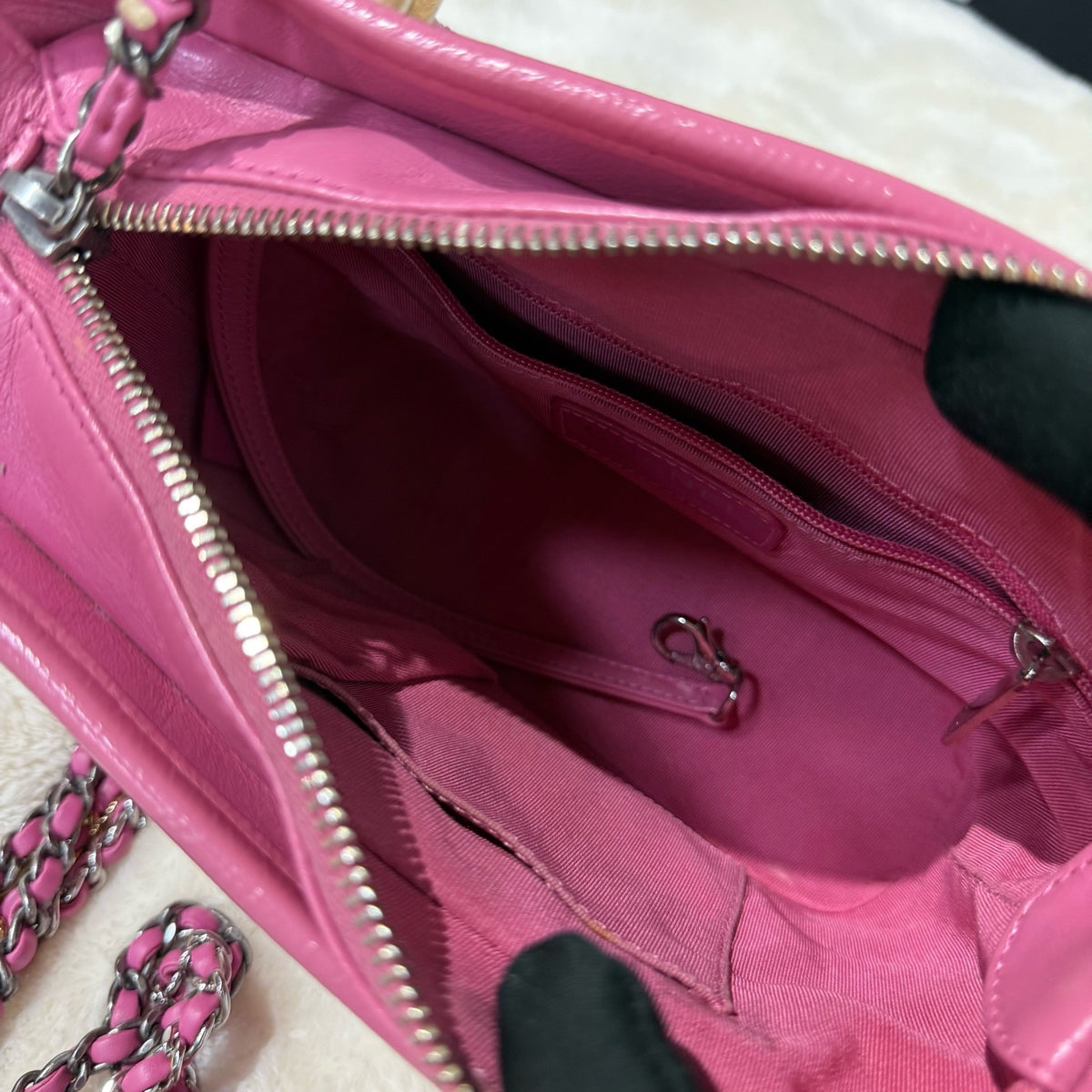 Chanel - Gabrielle Small - Leather - Pink - (small)