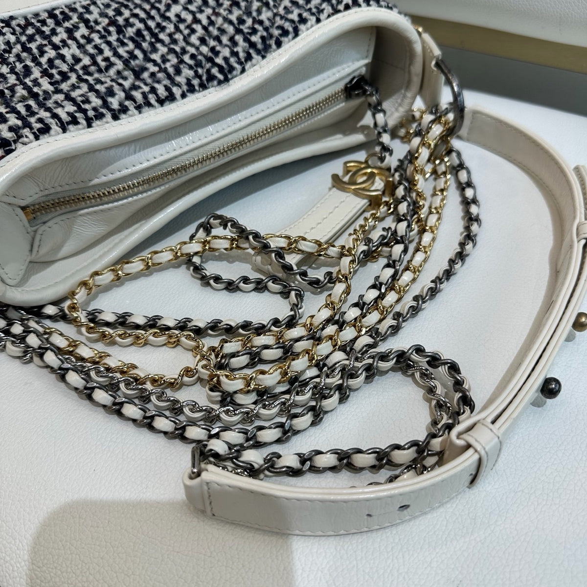 Chanel - Gabrielle Small - Tweed - Multicolour - (small)