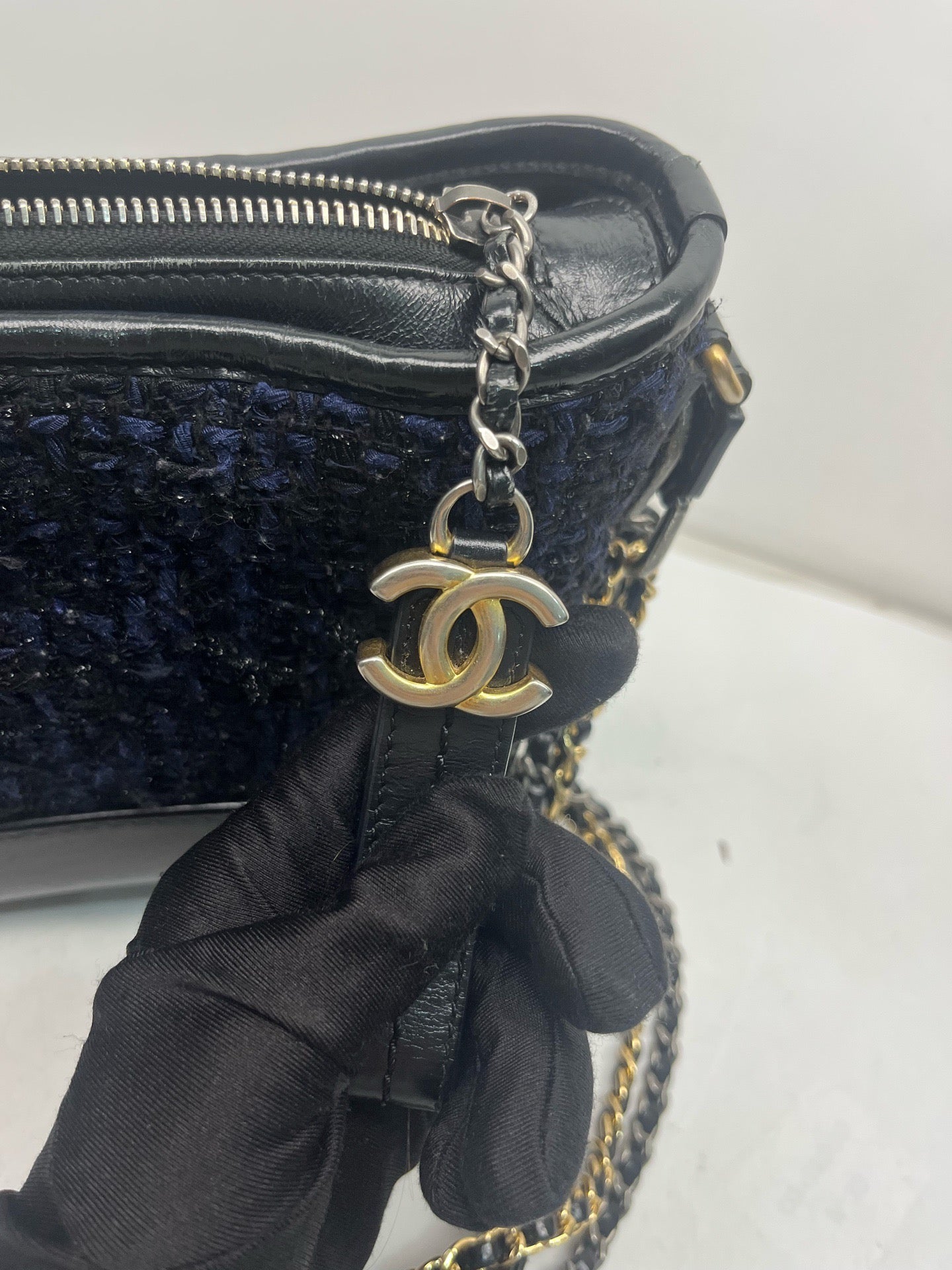 Chanel - Gabrielle - Tweed - Blue - (small)