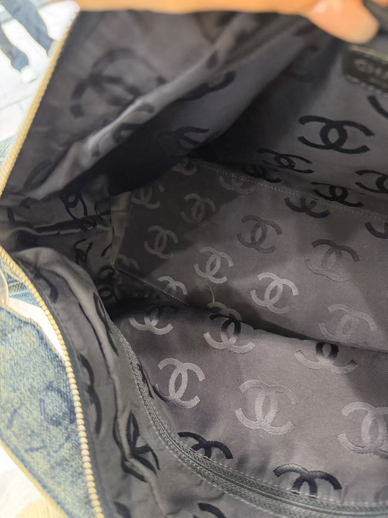 Chanel - Hobo Bag - Denim - Blue - (large)