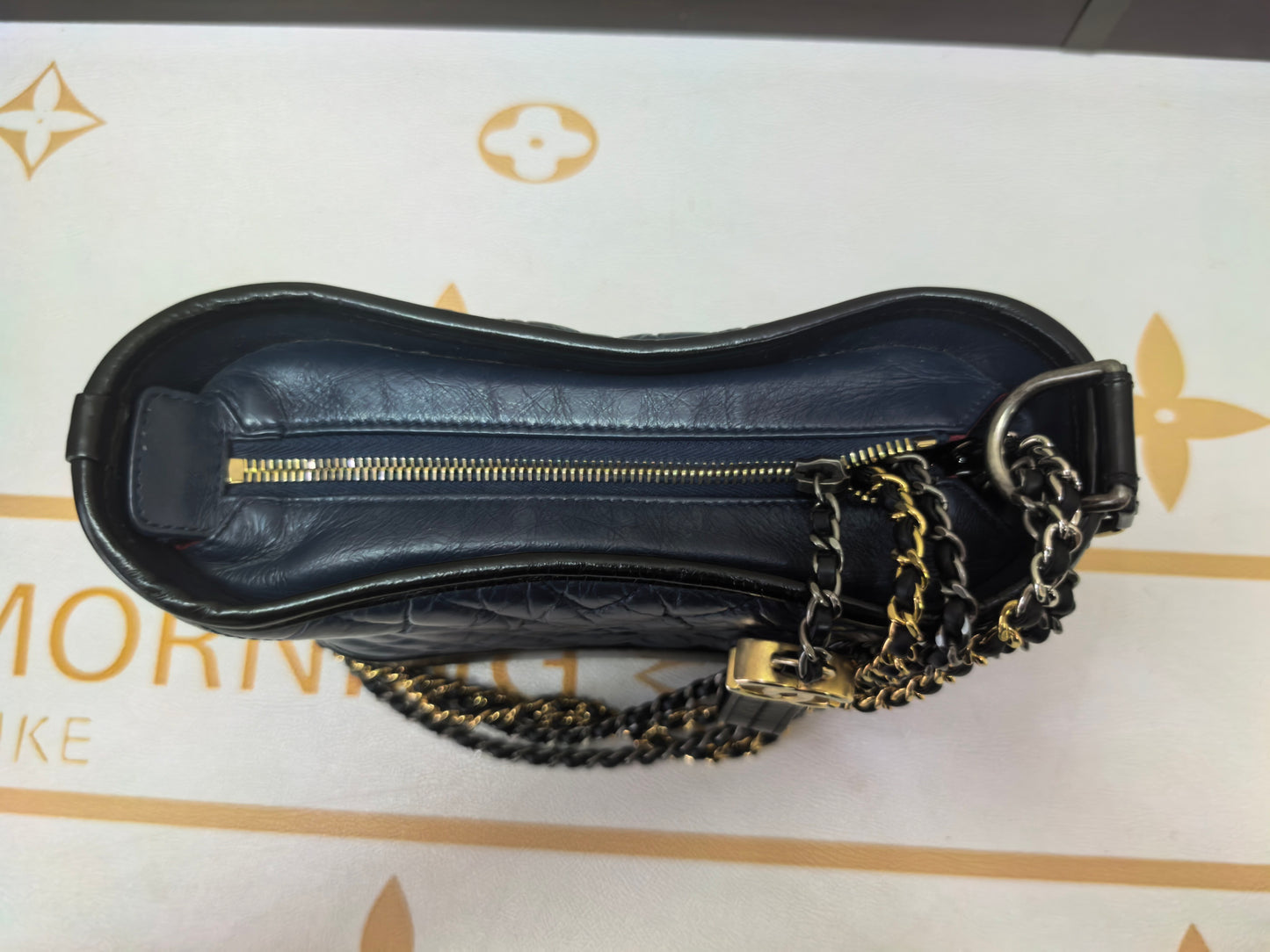 Chanel - Hobo - Leather - Blue - (Small)
