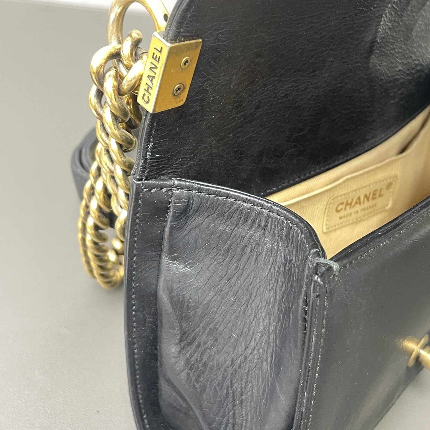 Chanel - Le Boy - Leather - Black - (mini)