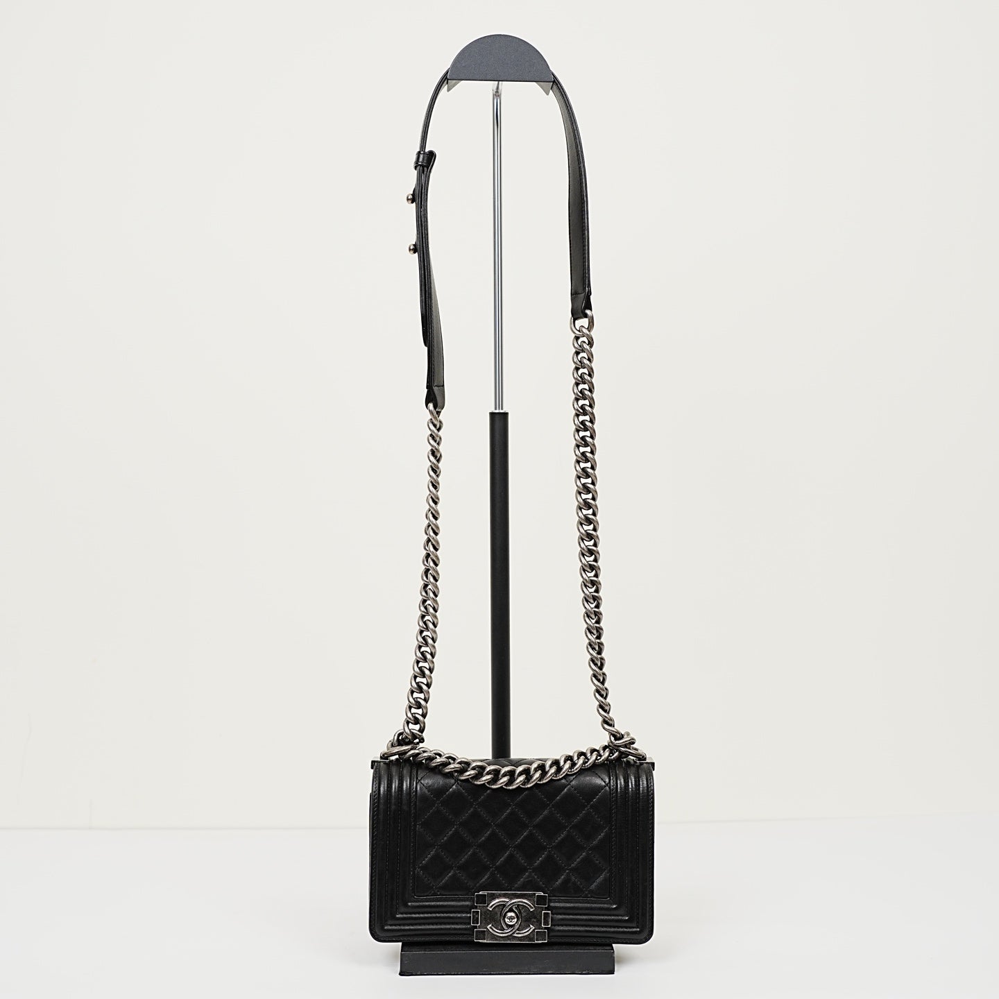 Chanel - Le Boy - Leather - Black - (small)