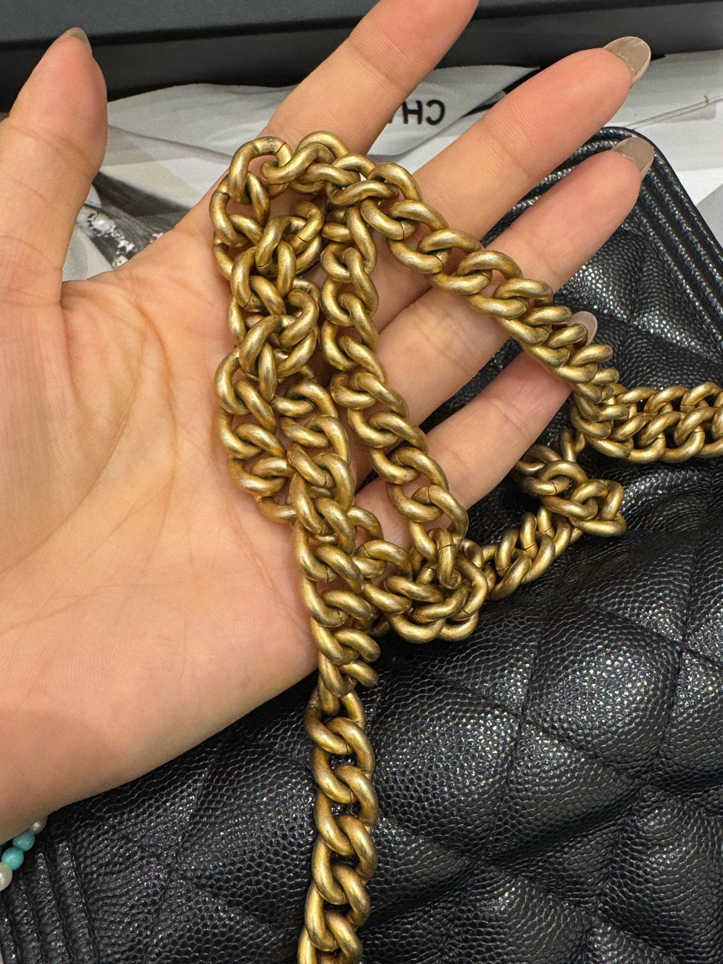 Chanel - Le Boy - Leather - Black - (Small)