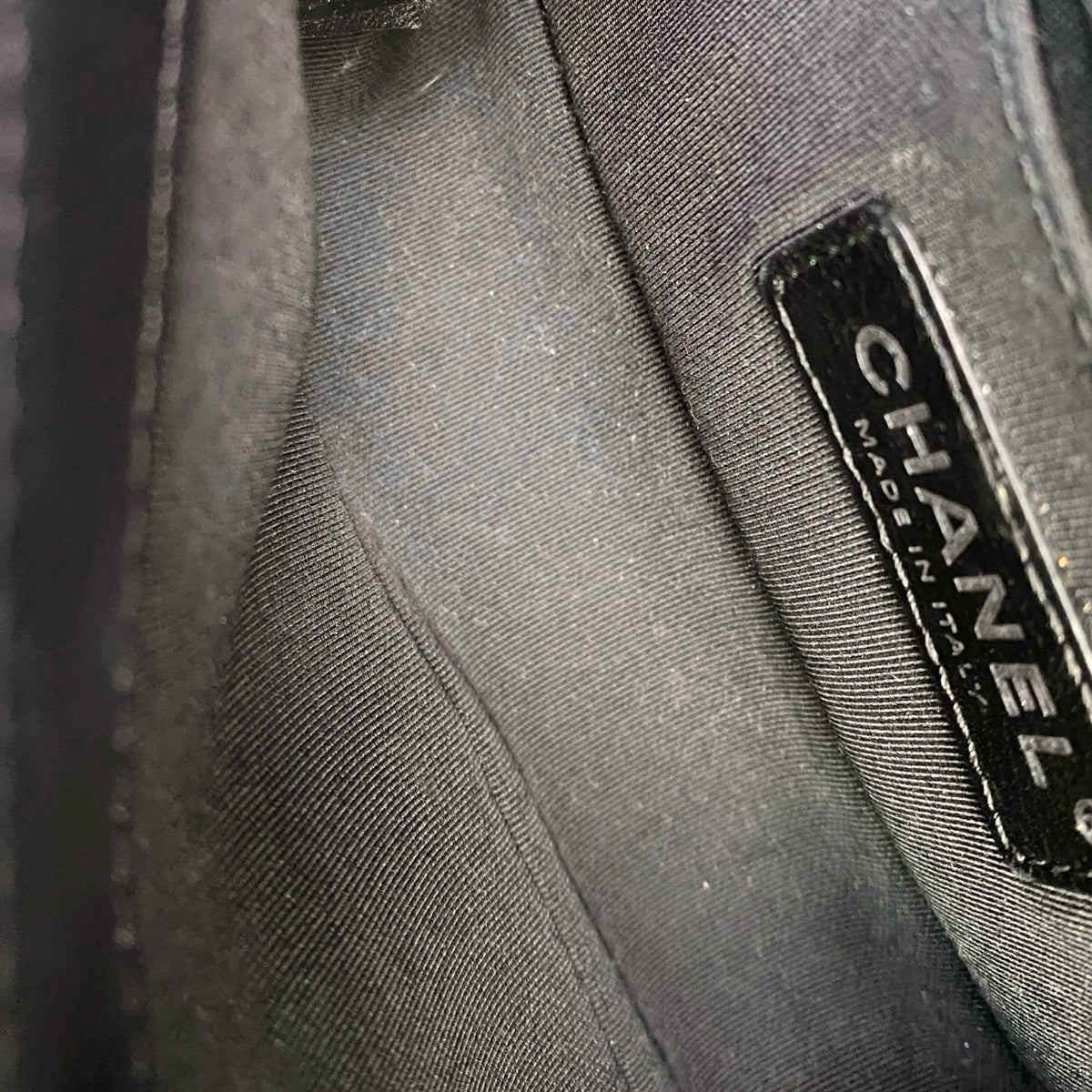 Chanel - Le Boy - Wool - Black - (small)