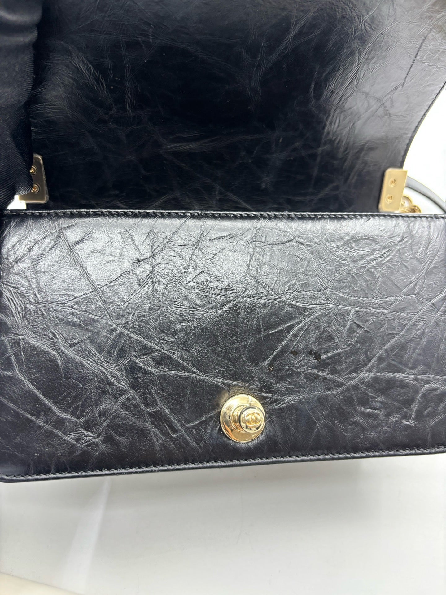 Chanel - LeBoy - Leather - Black - (mini)
