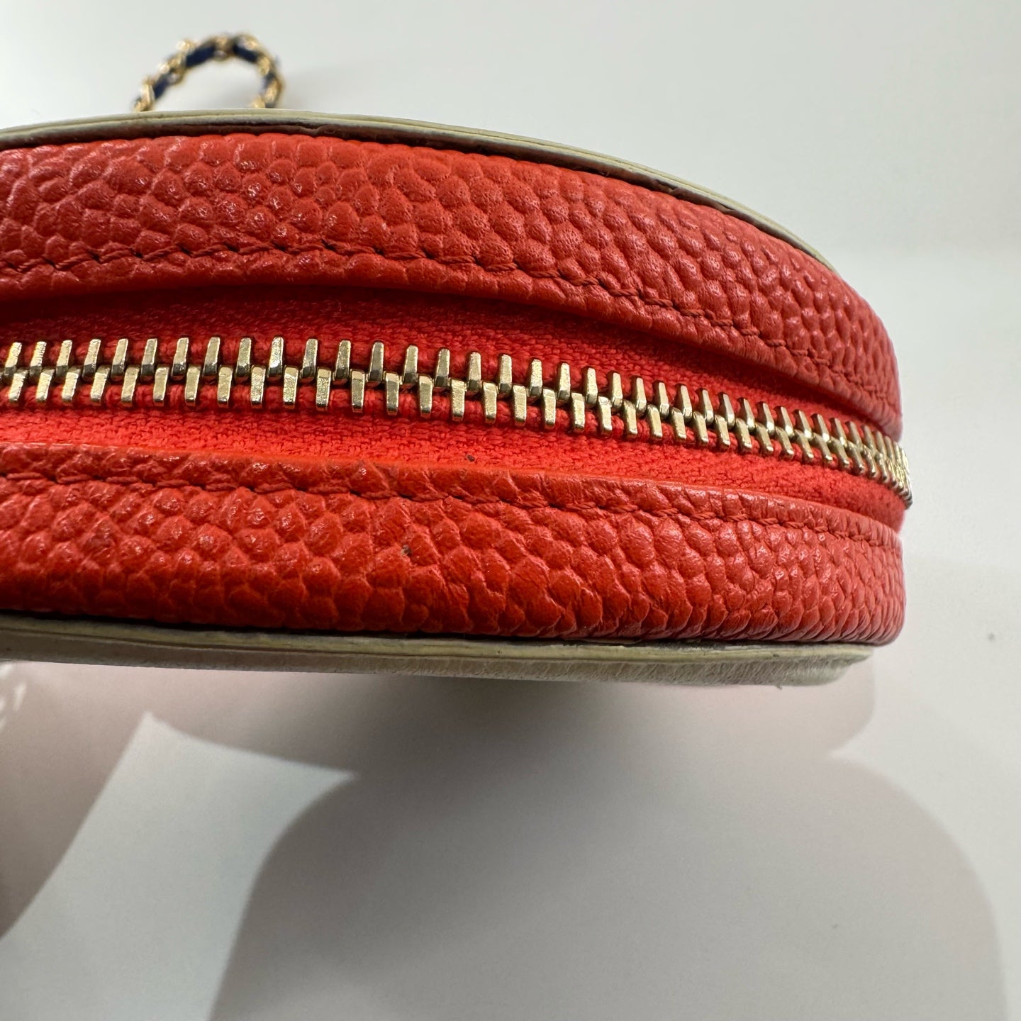Chanel - Mini Round Coin Purse - Caviar leather and smooth leather - Multicolour - (mini)