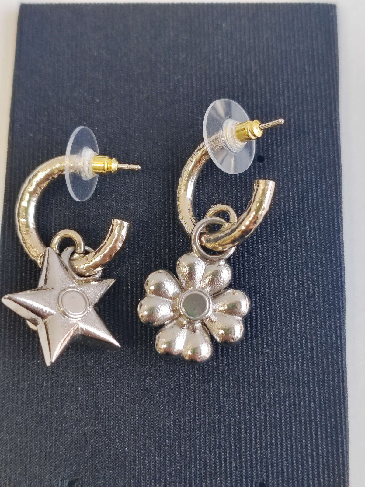 Chanel - Other - Base metal with gold-tone and silver-tone finishes and clear rhinestone embellishments. - Multicolour