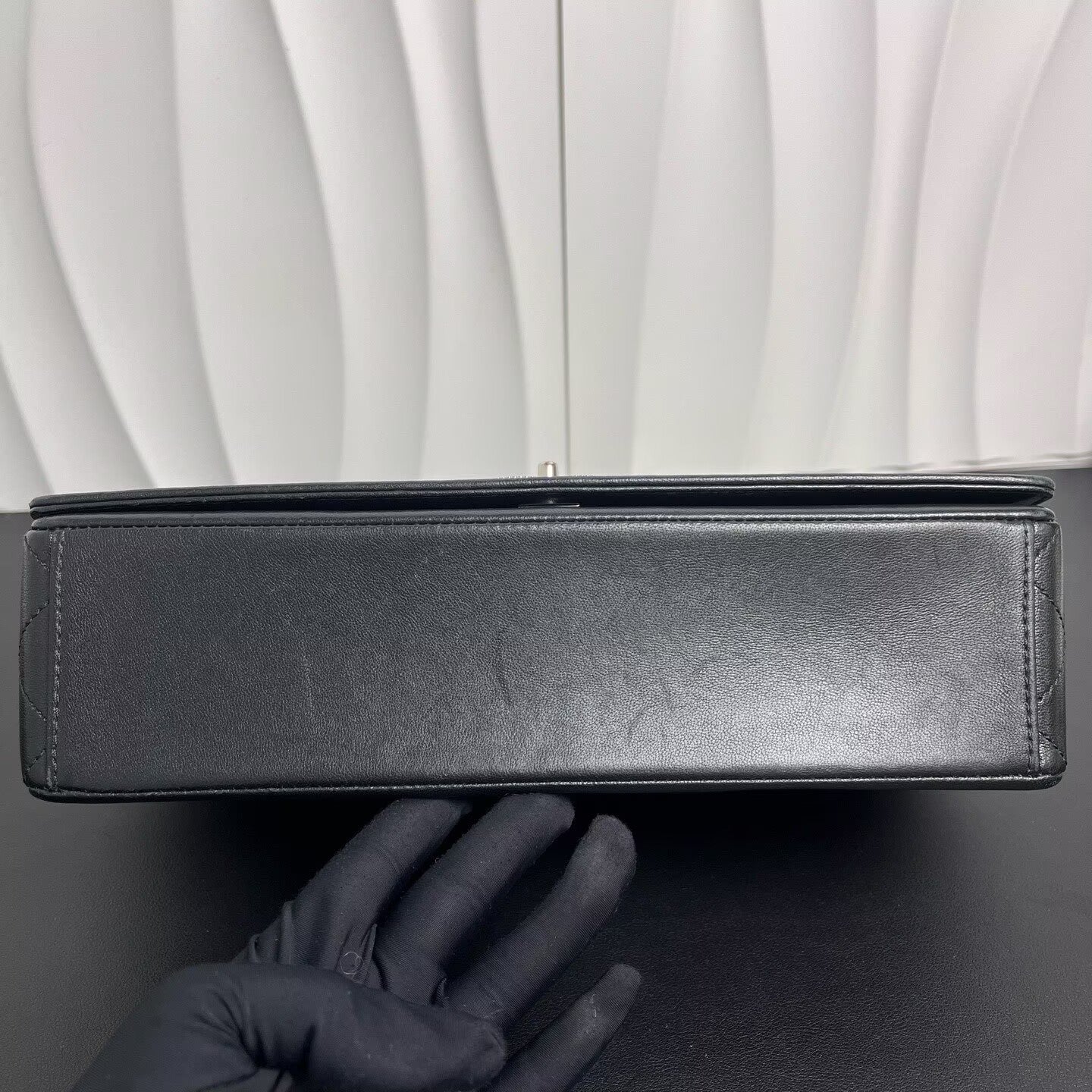 Chanel - Other - Calfskin leather - Black with Silver-Tone Hardware - (medium)