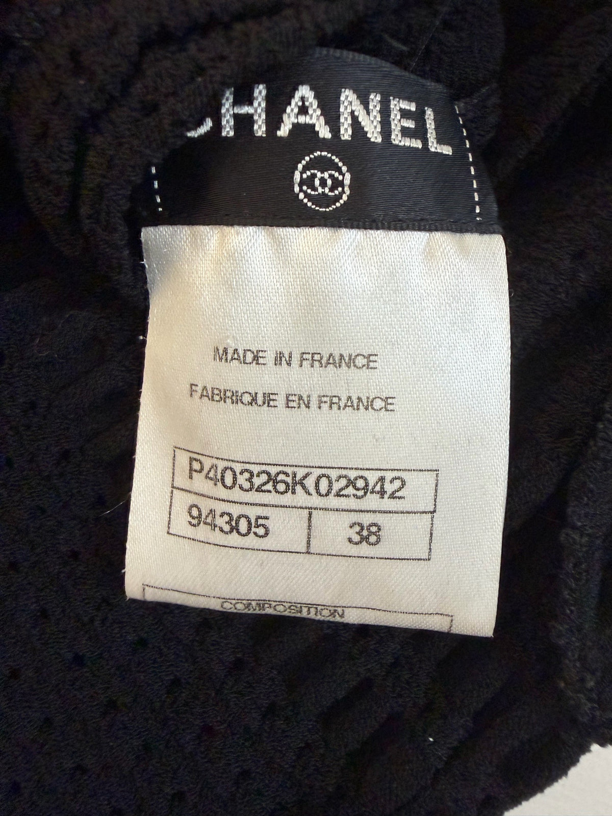 Chanel - Other - Cotton - Black - (38)