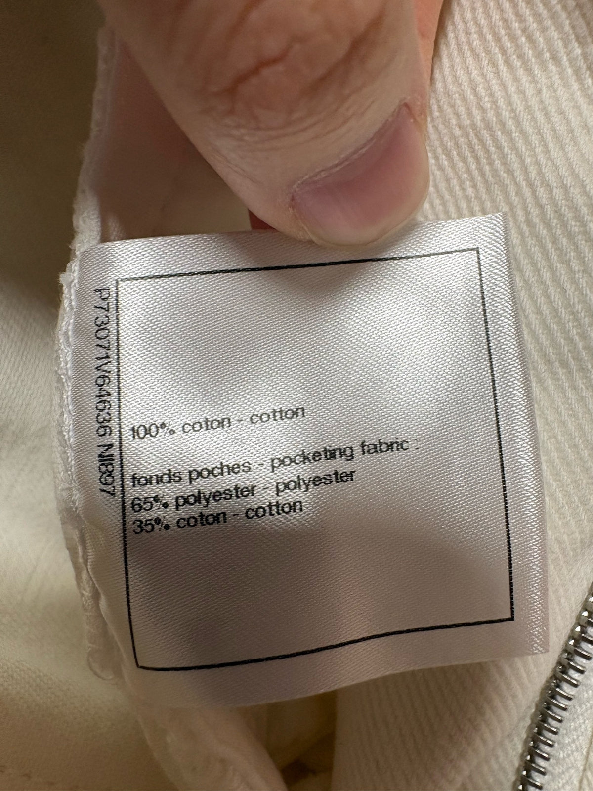 Chanel - Other - Denim - Jeans - White - (34)