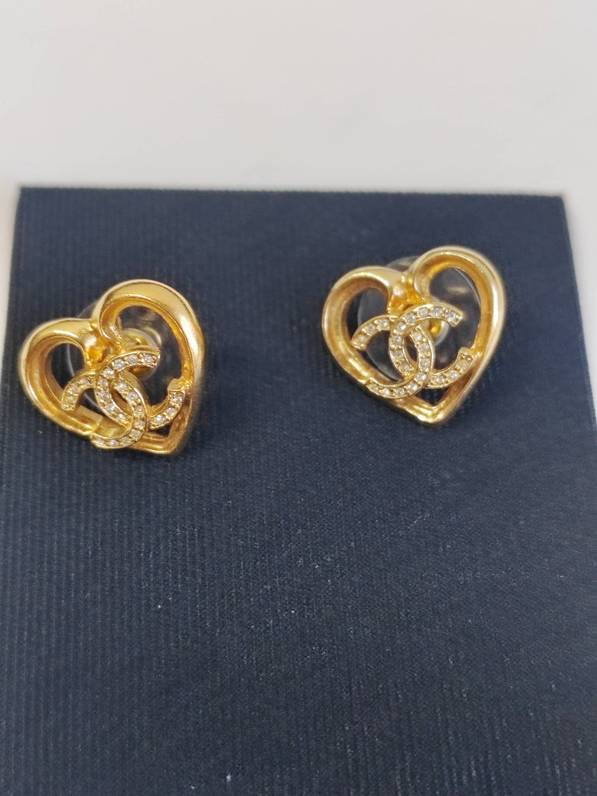 Chanel - Other - Gold-tone metal with clear crystal embellishments; exact composition not confirmed. - Gold