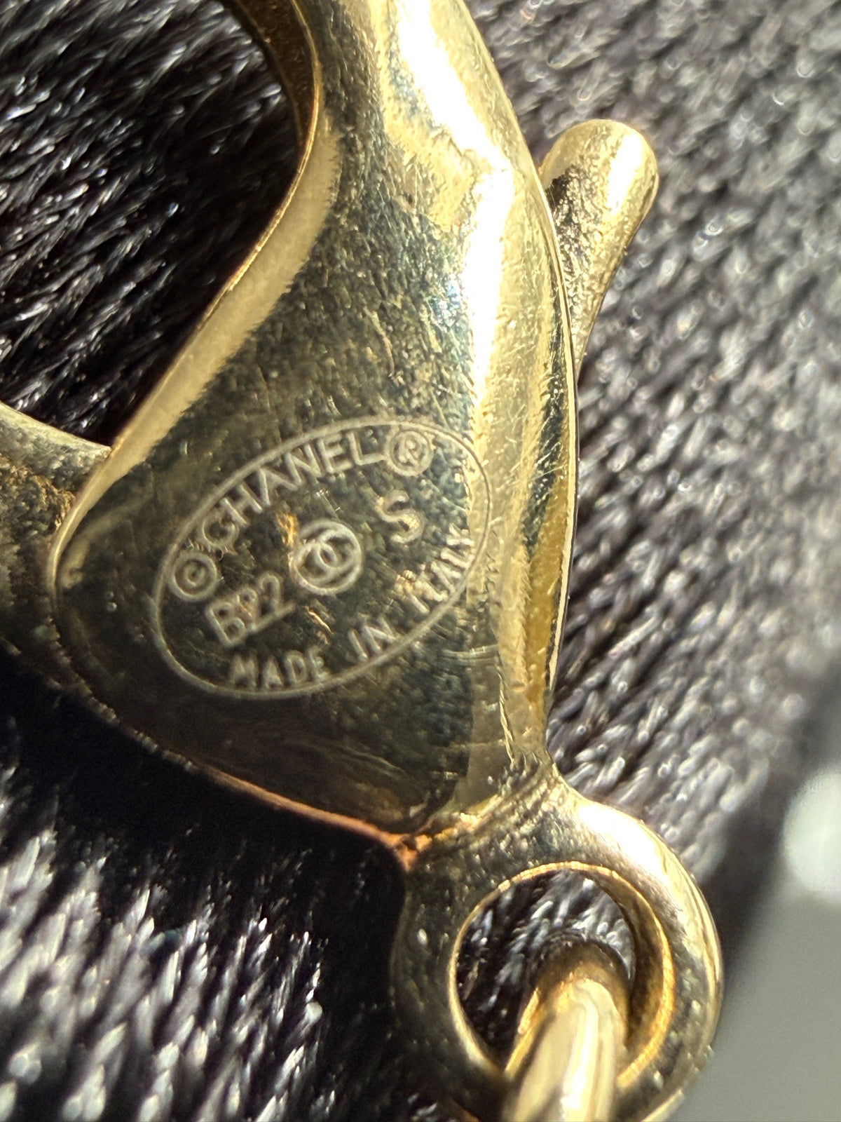 Chanel - Other - Gold-tone metal with crystal-style rhinestones and a faux pearl. - Gold