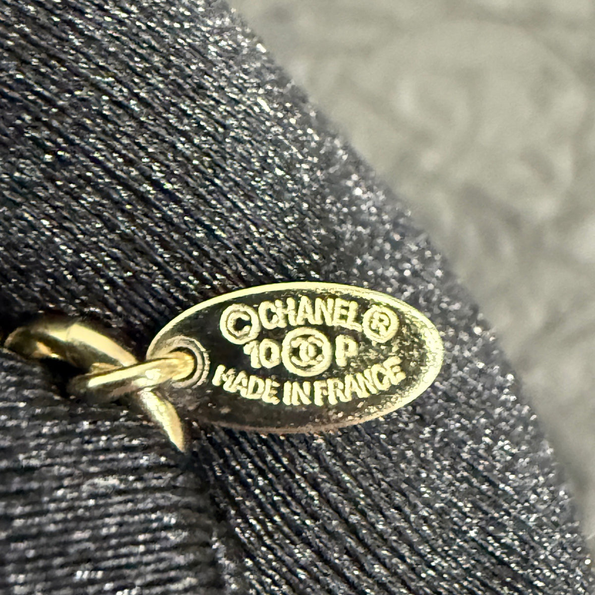 Chanel - Other - Gold-tone metal with faux pearl beads and crystal accents. - White
