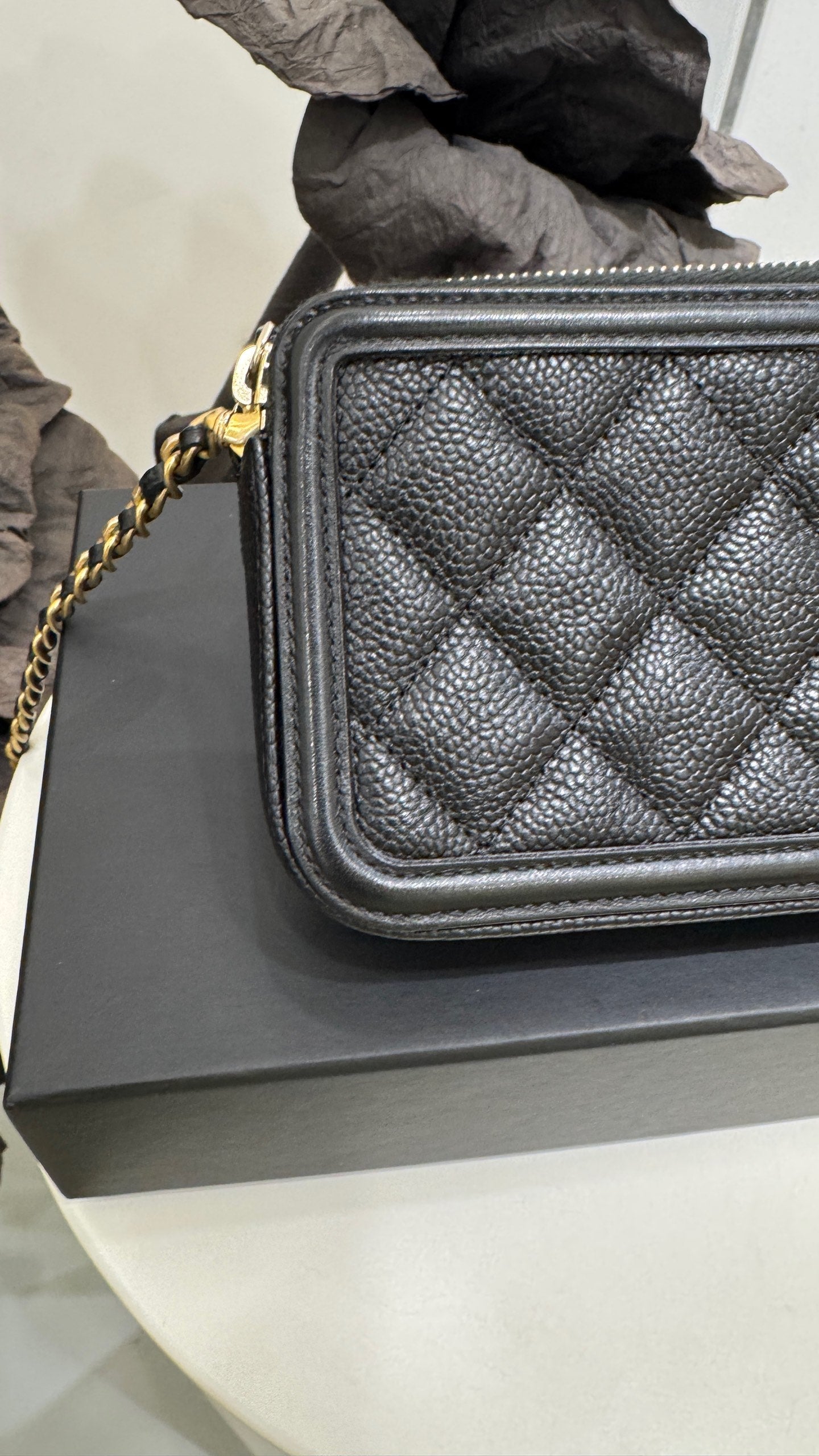 Chanel - Other - Leather - Black - (small)
