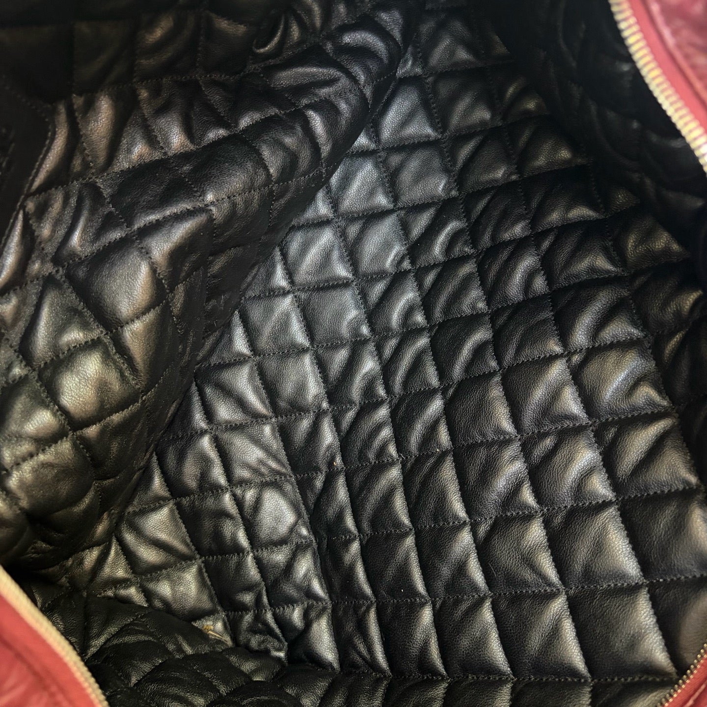 Chanel - Other - Leather - Burgundy - (large)