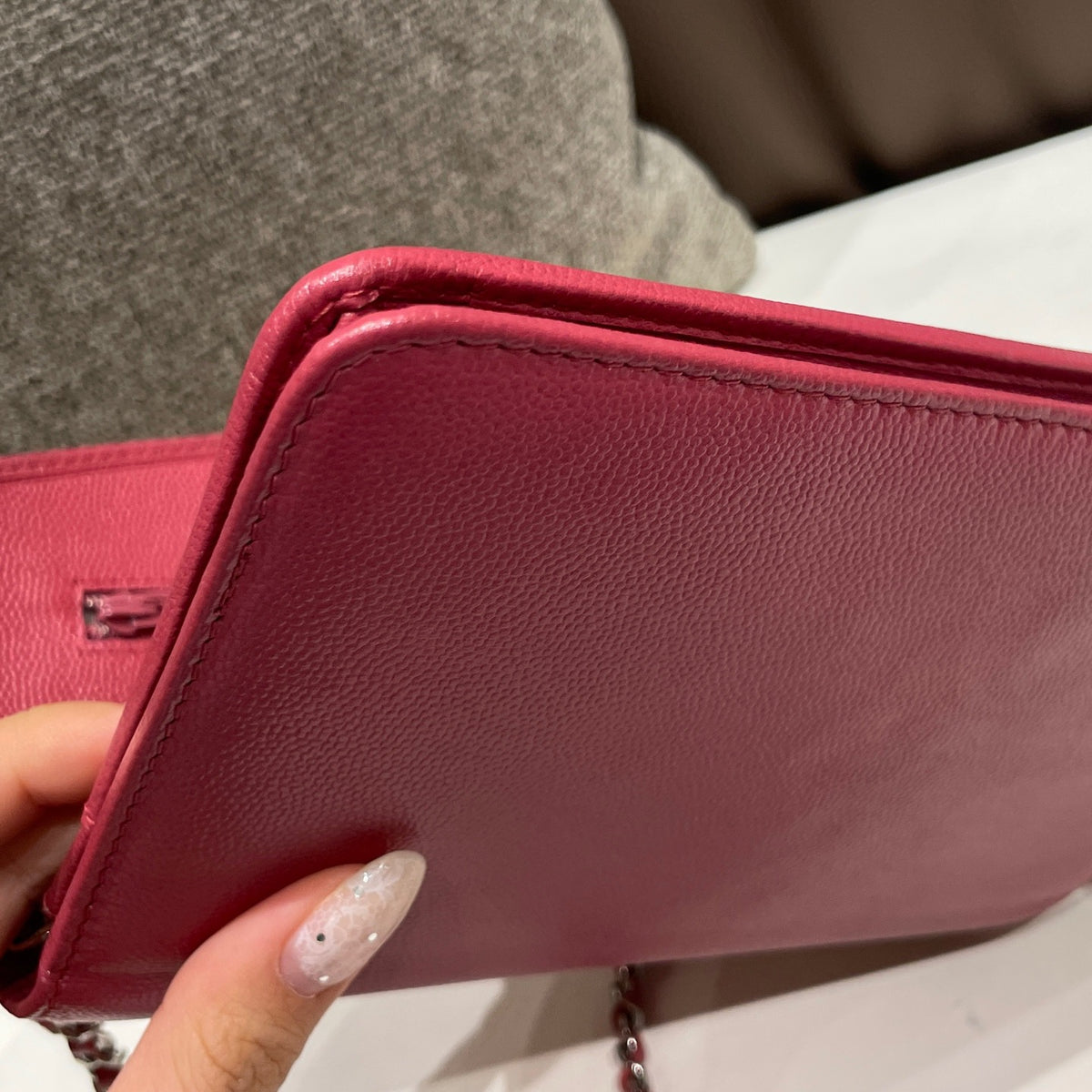 Chanel - Other - Leather - Pink - (small)