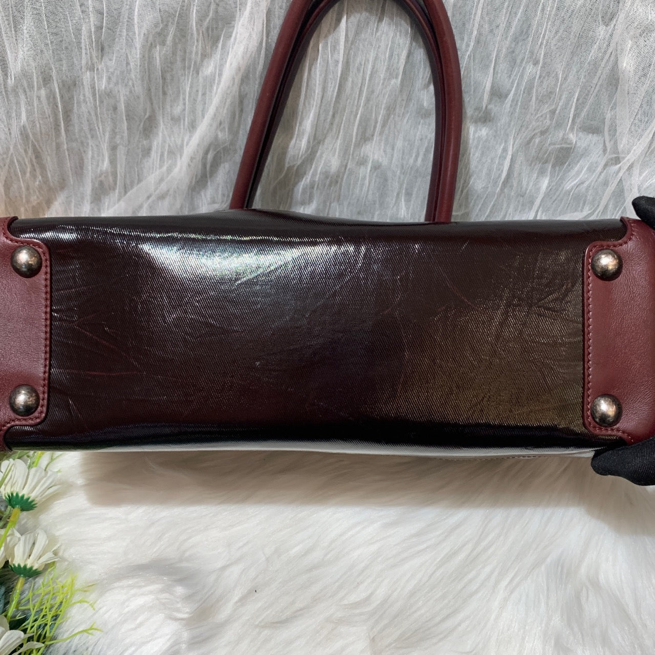 Chanel - Other - Patent leather - Burgundy - (medium)