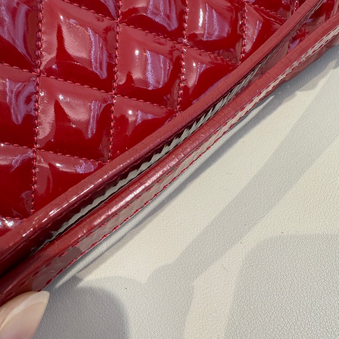 Chanel - Other - Patent leather - Red - (small)