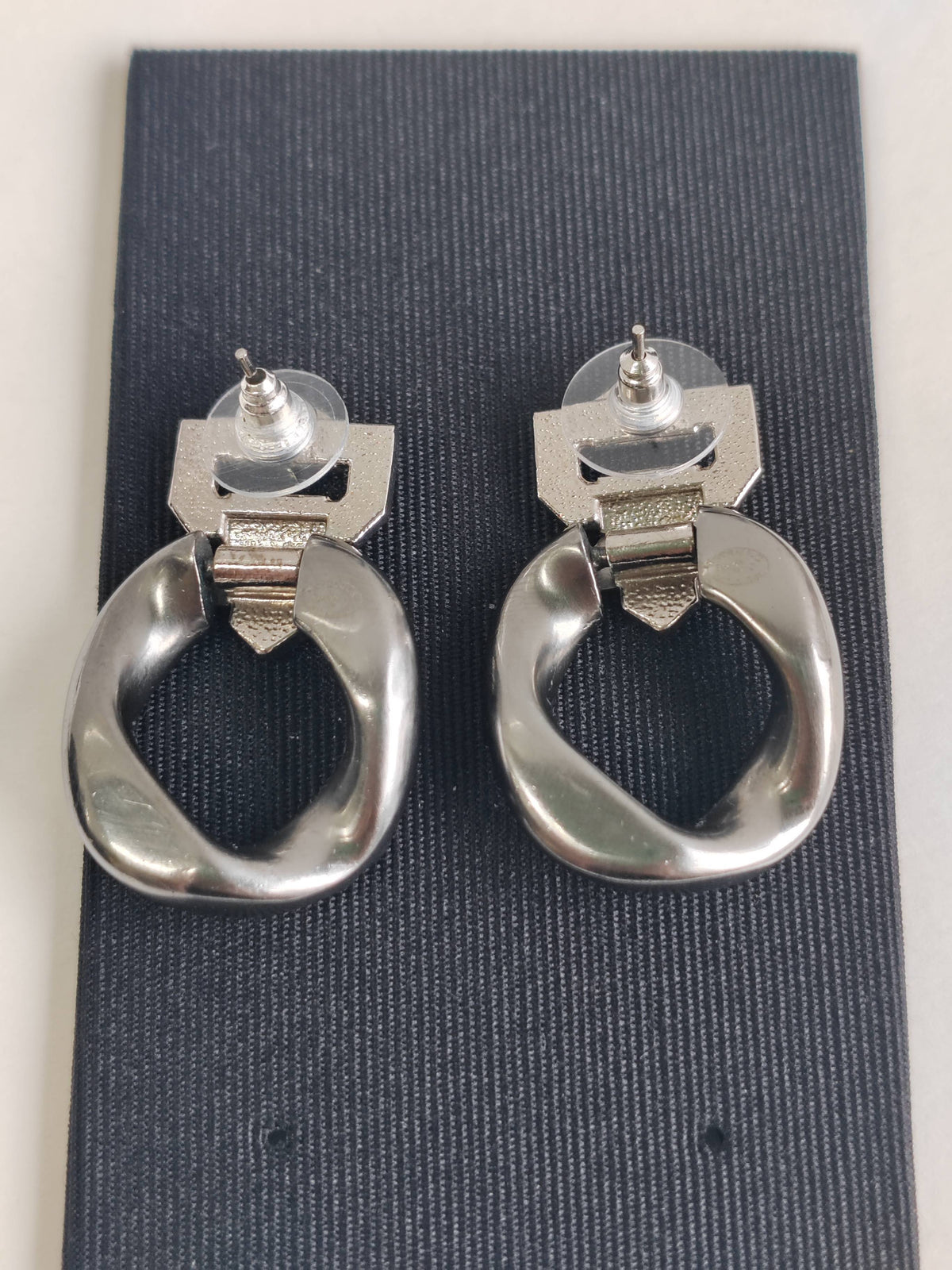 Chanel - Other - Silver-tone metal with crystal embellishments; metal composition is unspecified. - Silver