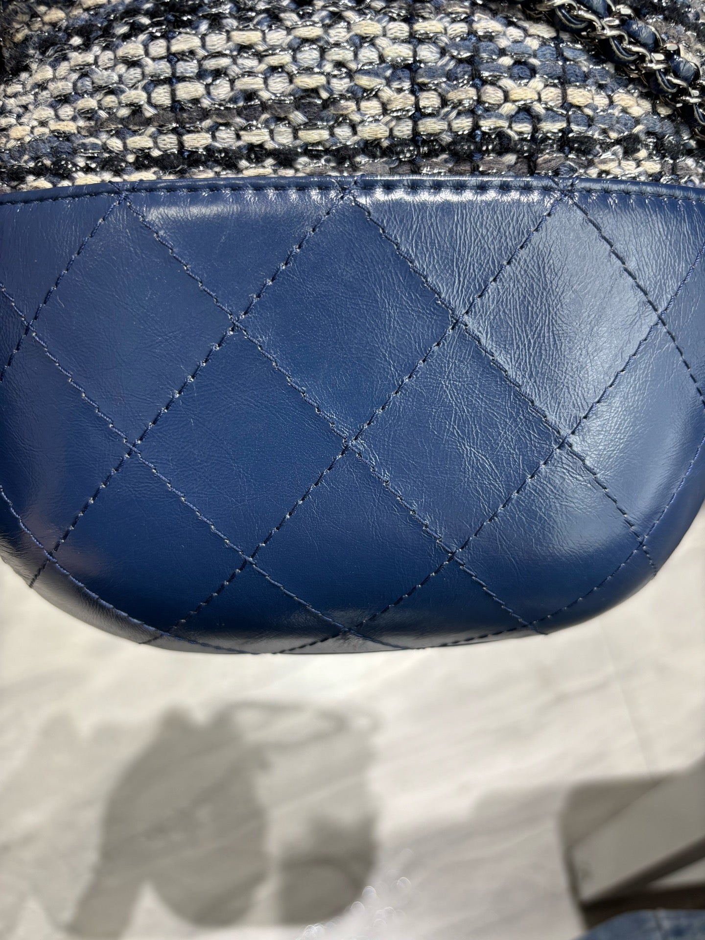 Chanel - Other - Tweed - Blue - (mini)