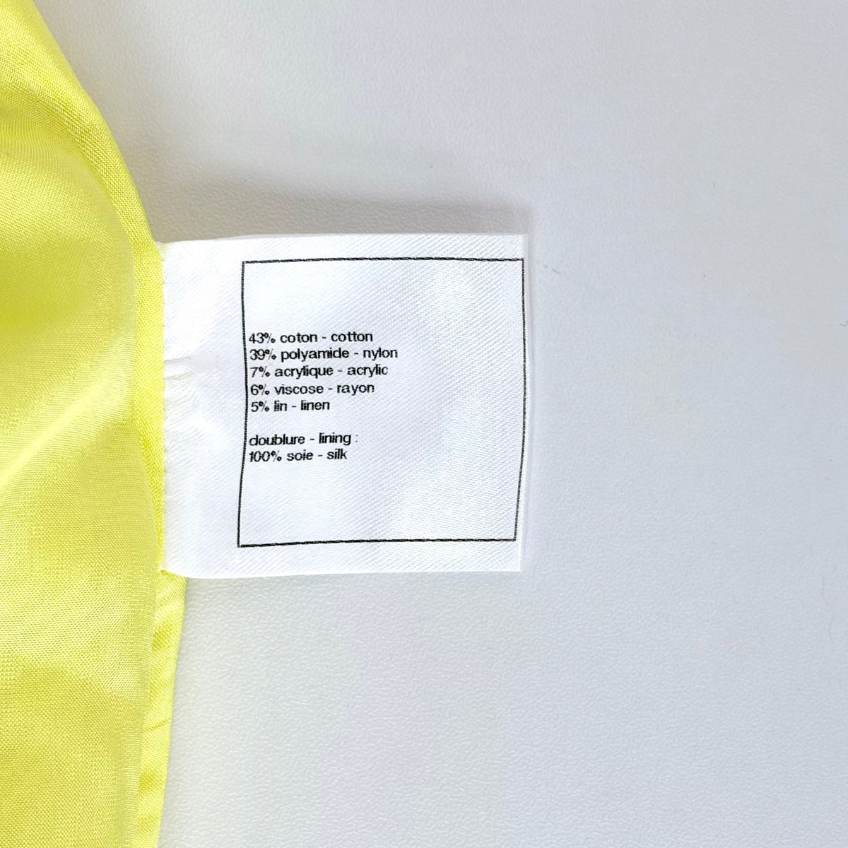 Chanel - Other - Tweed - Yellow - (36)