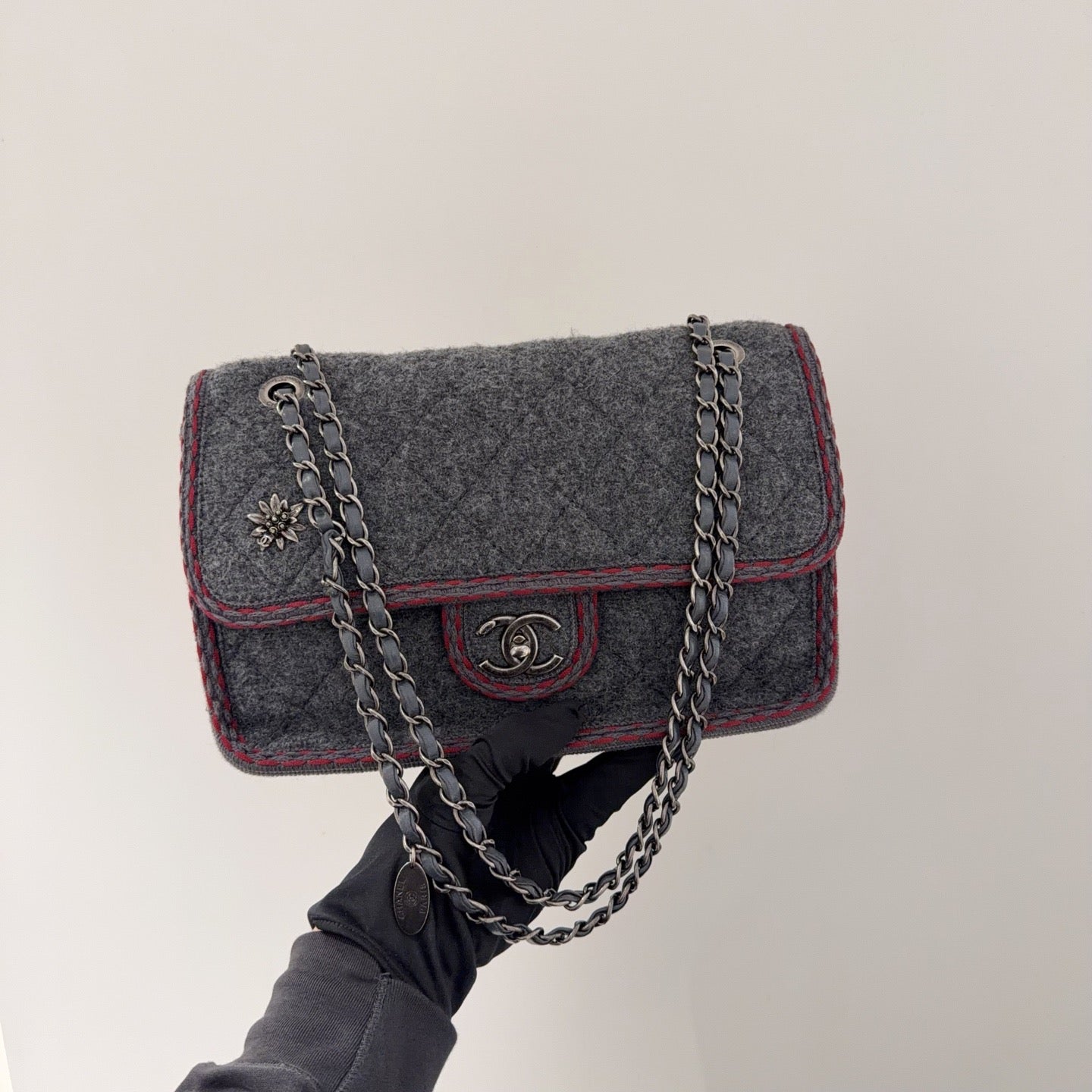 Chanel - Salzburg CF - Cloth - Grey - (medium)