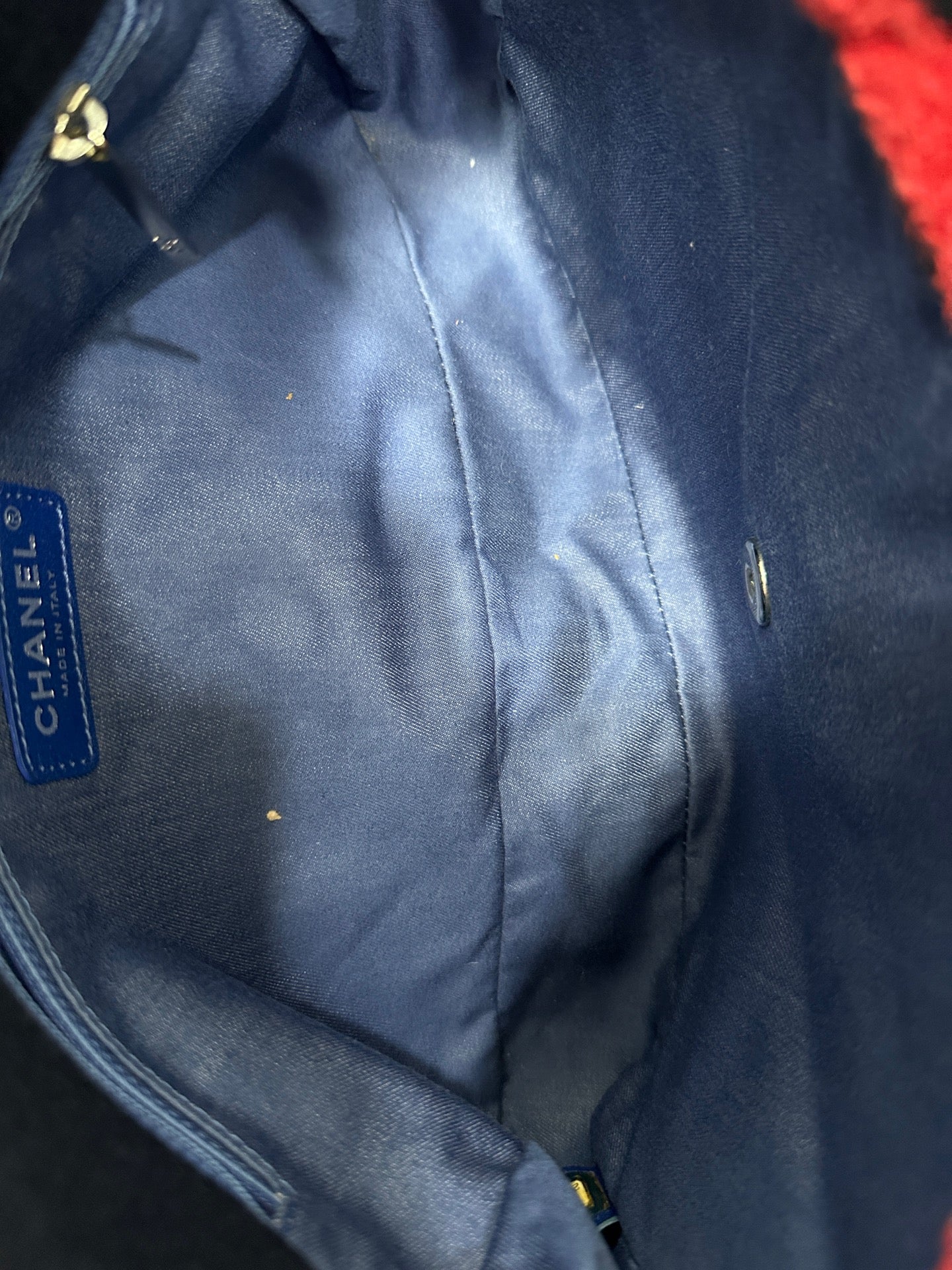 Chanel - Timeless/Classique - Cloth - Navy - (medium)